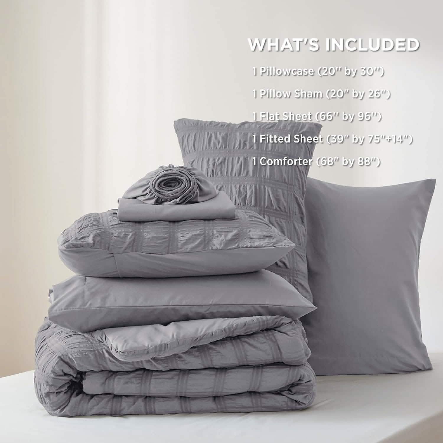 GentleSoft® Seersucker Bed-in-a-Bag