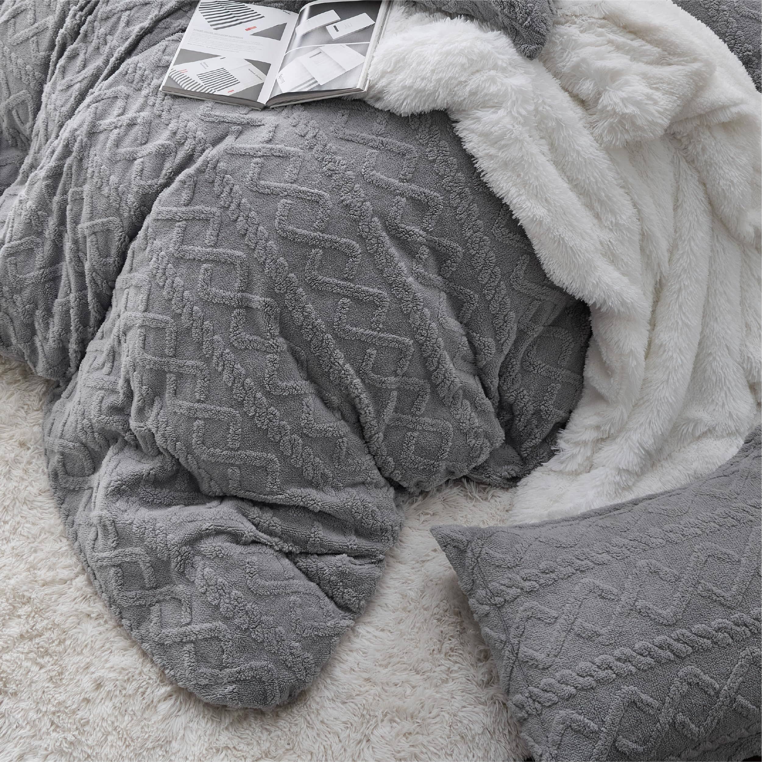 GentleSoft® Fluffy Boho Duvet Cover Set