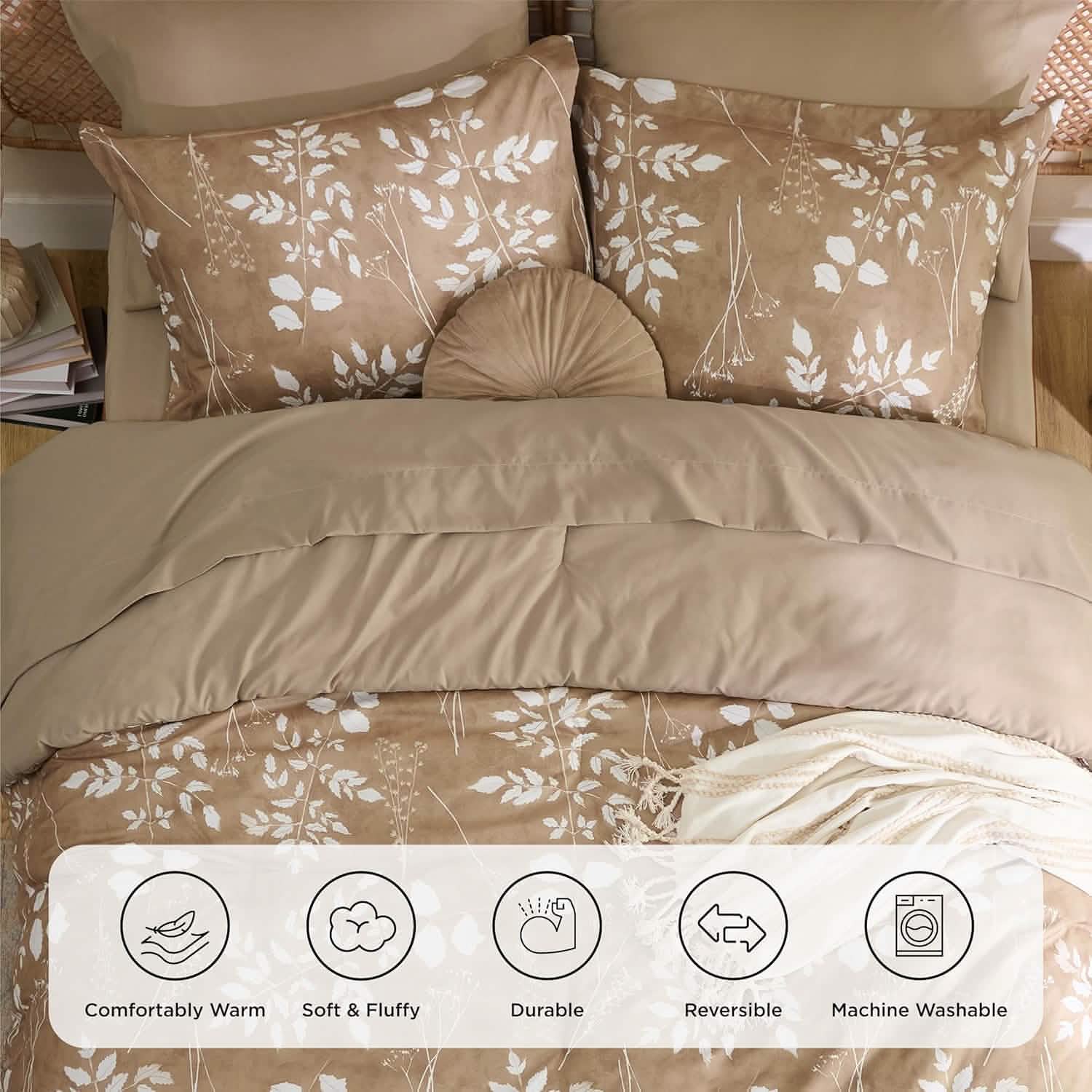 GentleSoft® Elegant Floral Comforter Sets
