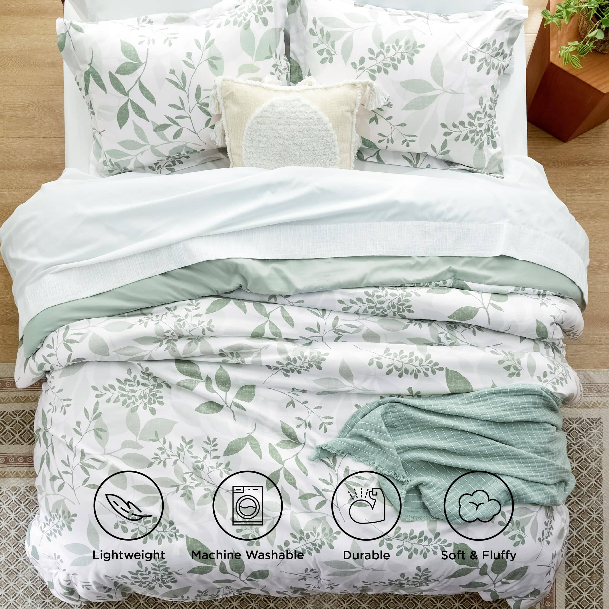 GentleSoft® Retro Botanical Comforter Set