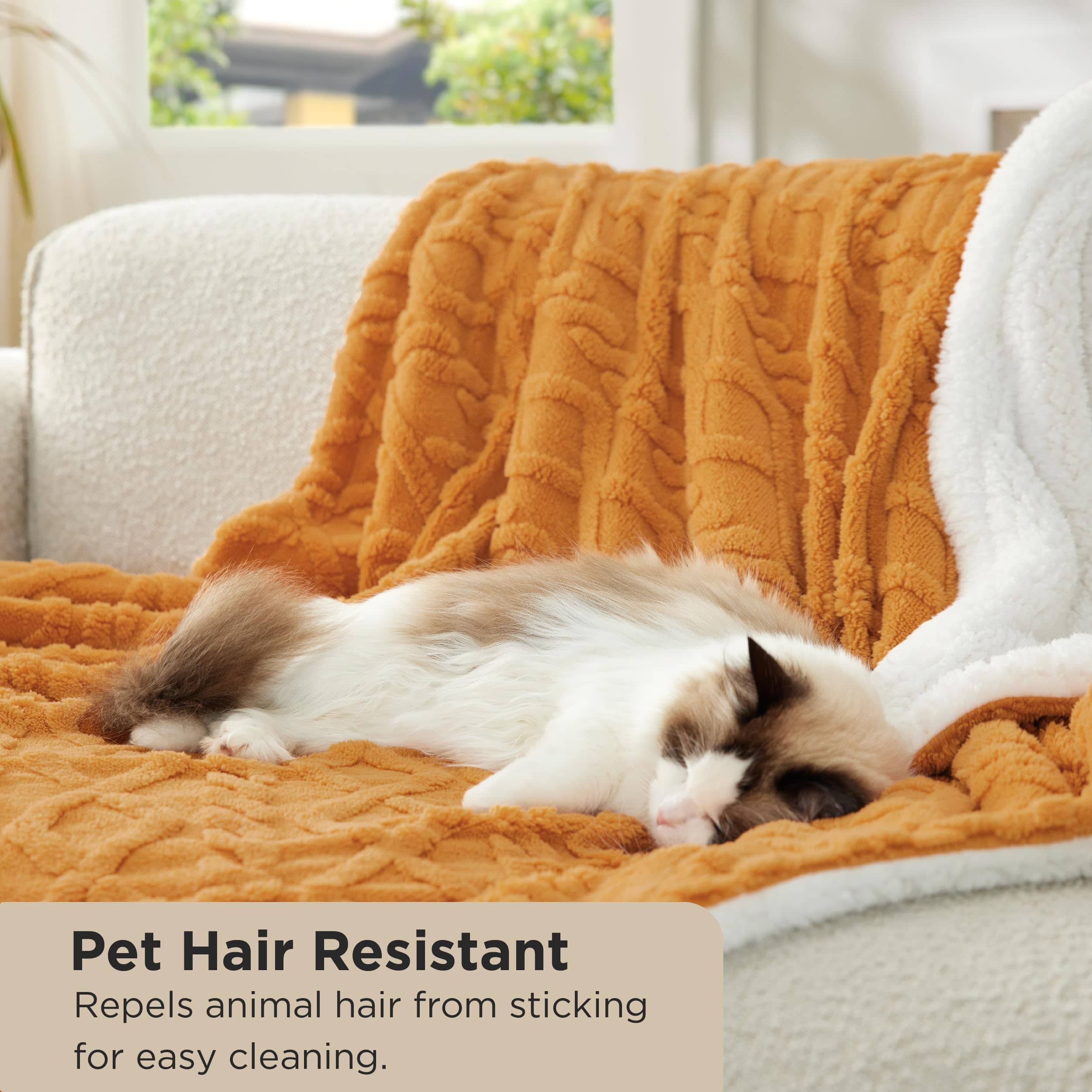 GentleSoft® Sherpa Throw Blanket For Couch