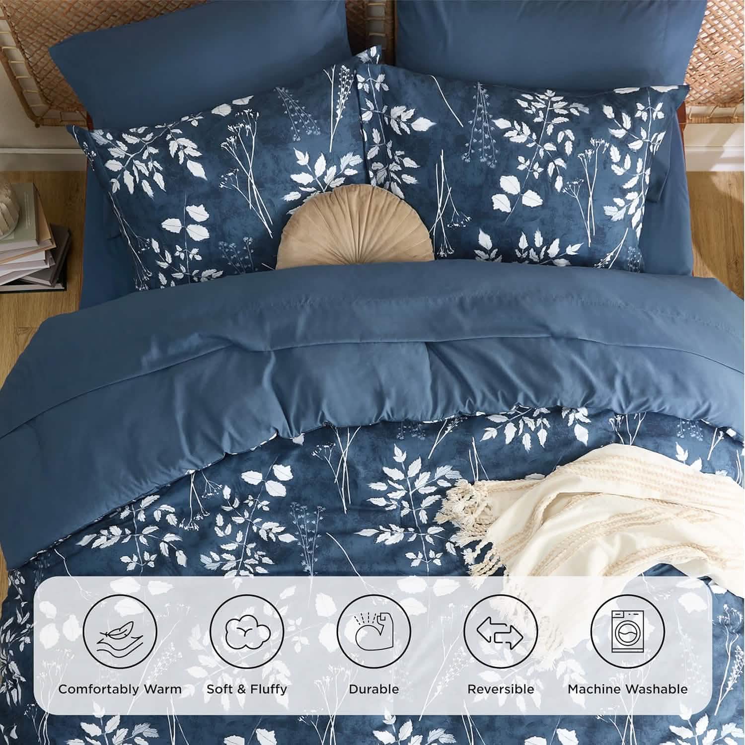 GentleSoft® Elegant Floral Comforter Sets