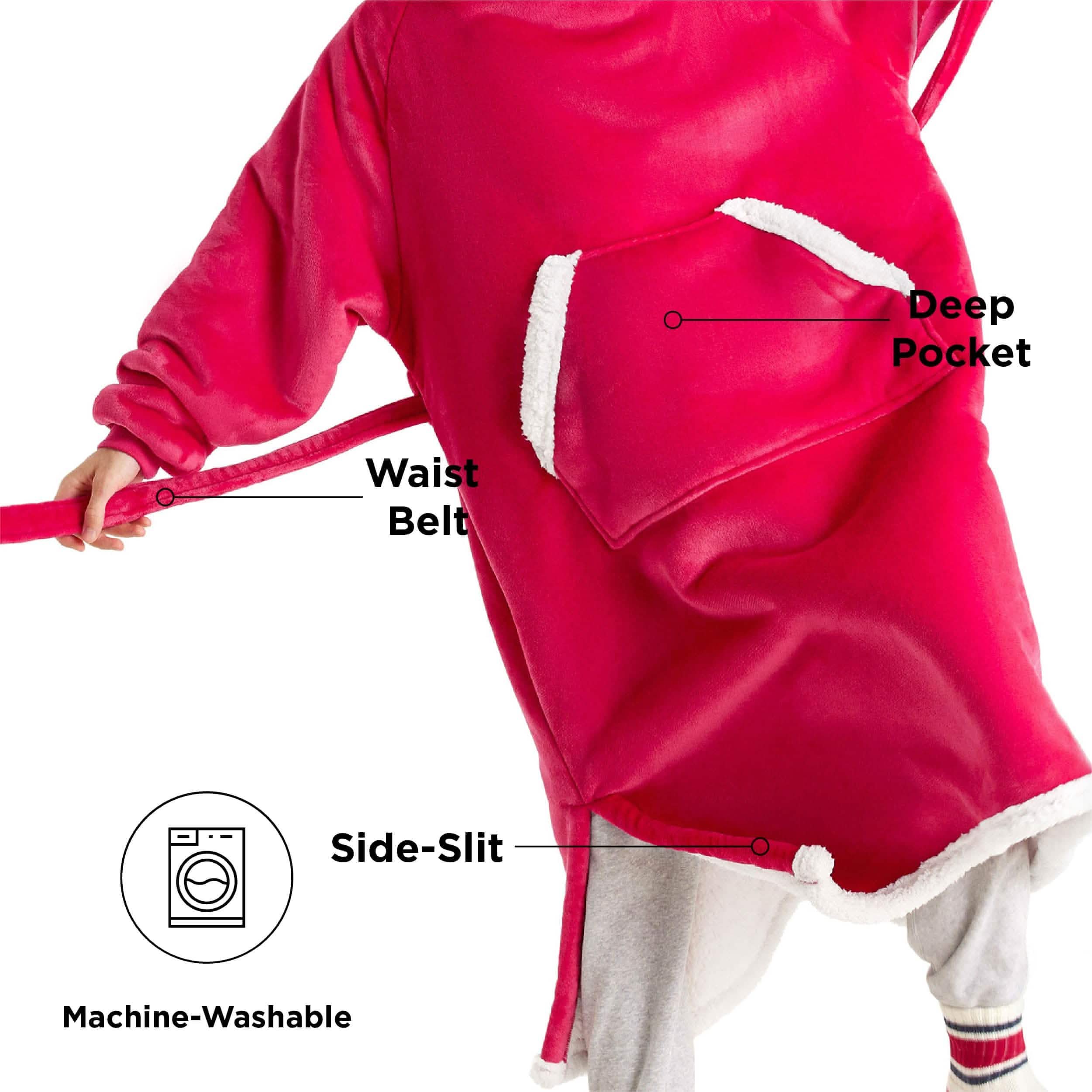 GentleSoft® Sherpa Fleece Wearable Blanket