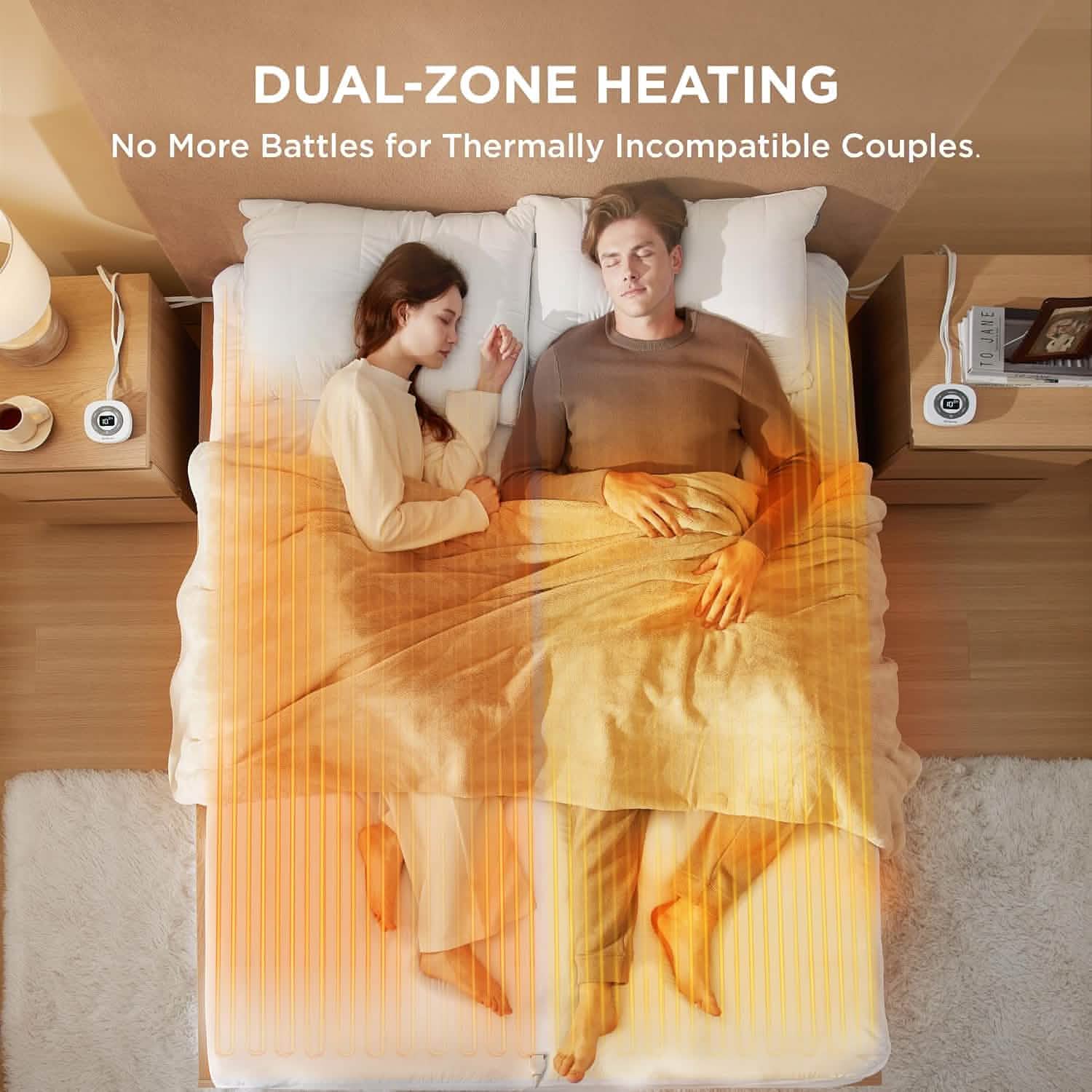 GentleSoft® Polyester Microfiber Heated Mattress Pad