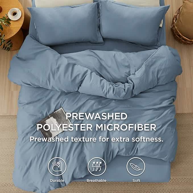 GentleSoft® Prewashed Microfiber Duvet Cover Set