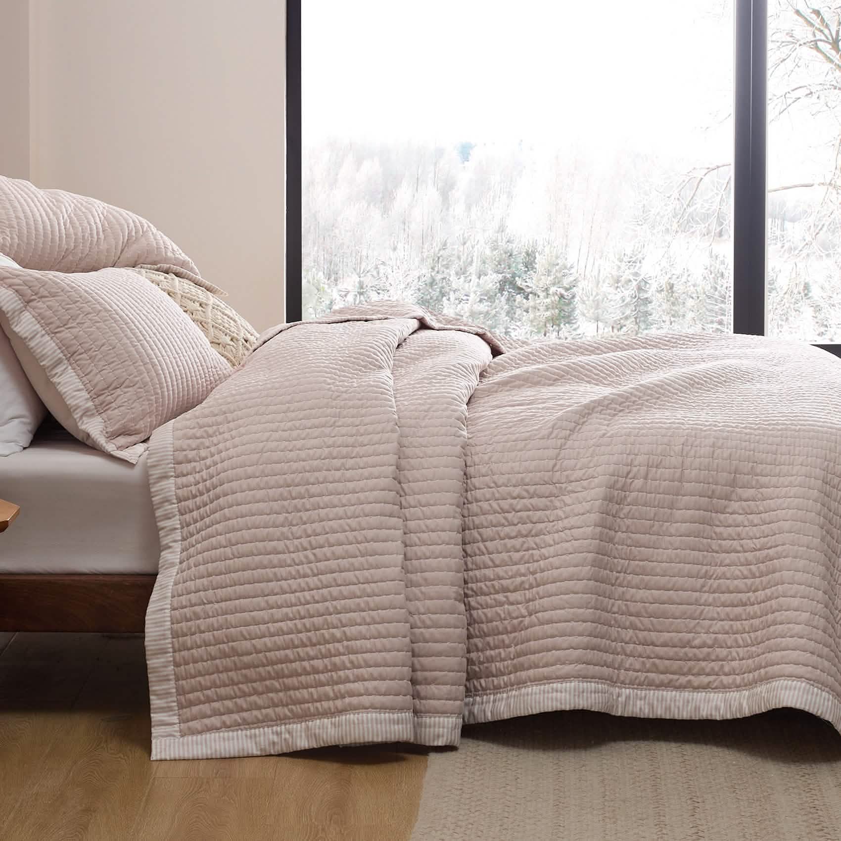 GentleSoft® Corduroy Pattern Quilt Set