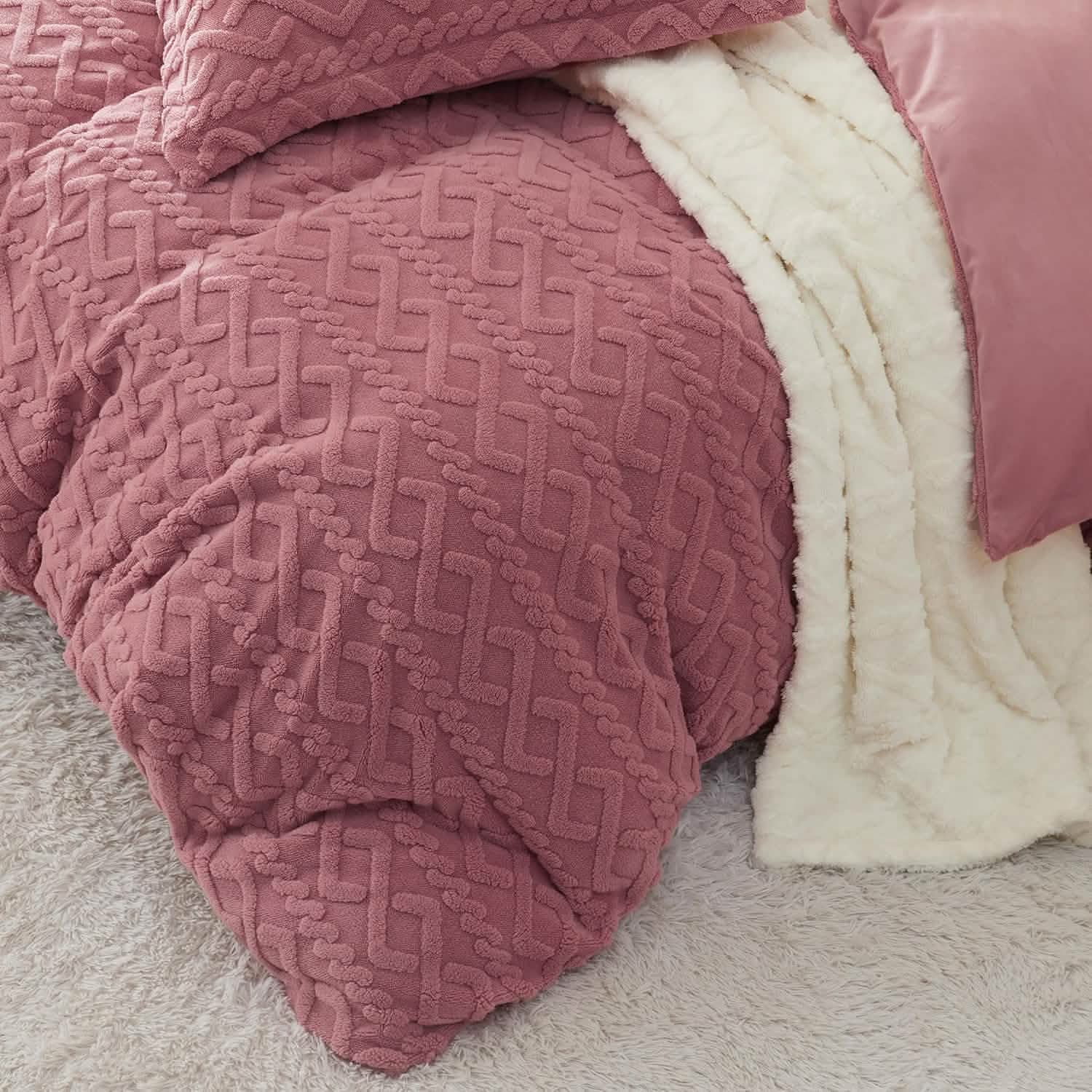 GentleSoft® Fluffy Boho Duvet Cover Set
