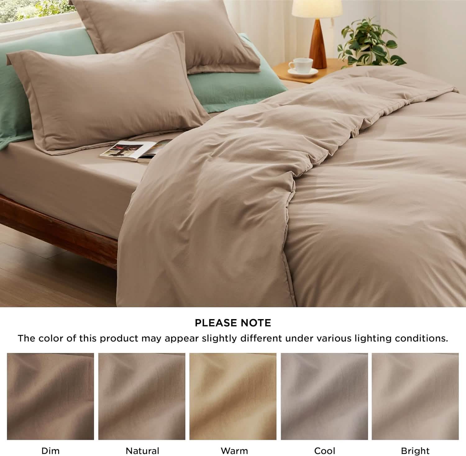 GentleSoft® Prewashed Microfiber Duvet Cover Set