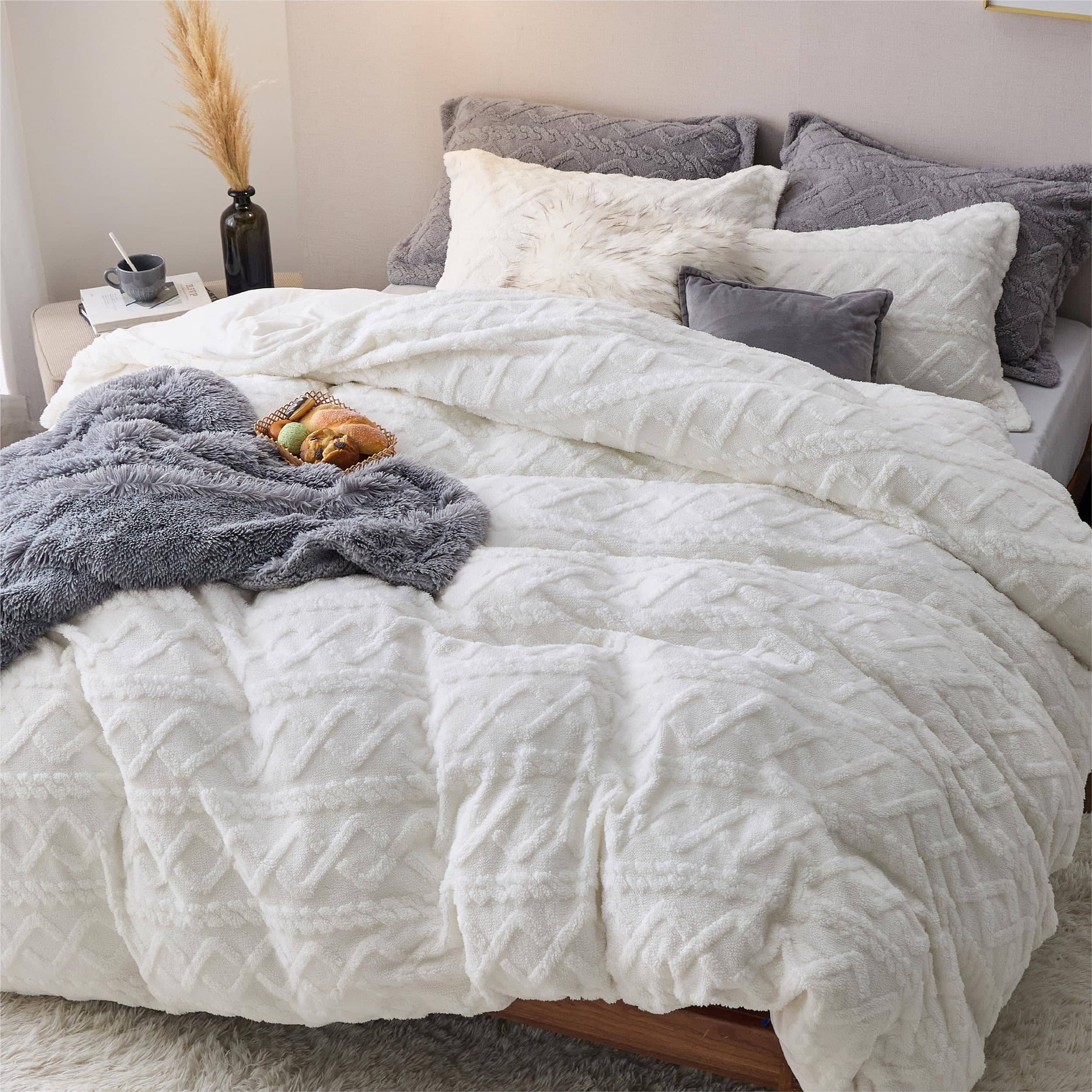 GentleSoft® Fluffy Boho Duvet Cover Set