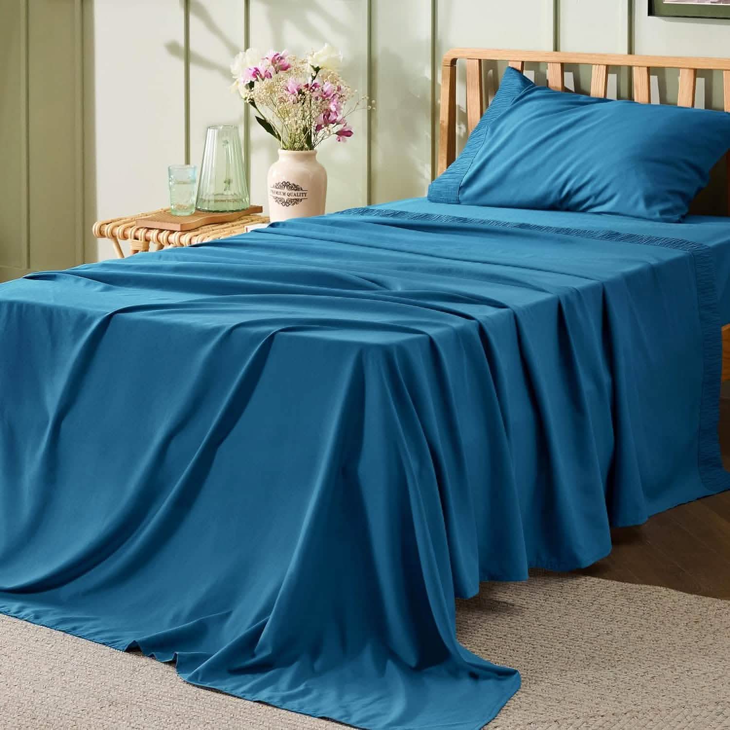 GentleSoft® Ruched Sheet Set