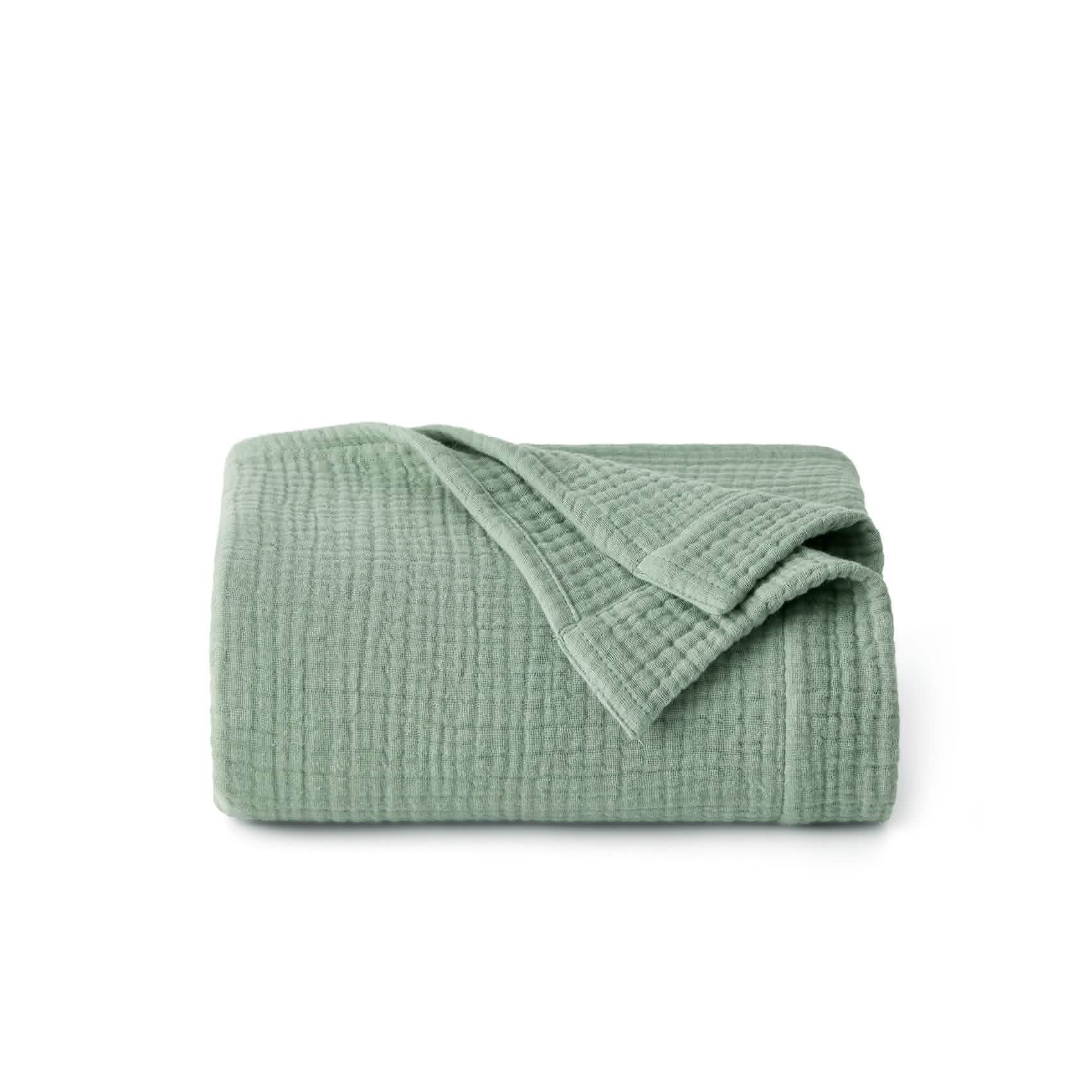 GentleSoft® 100% Cotton Gauze Spring Throw Blanket