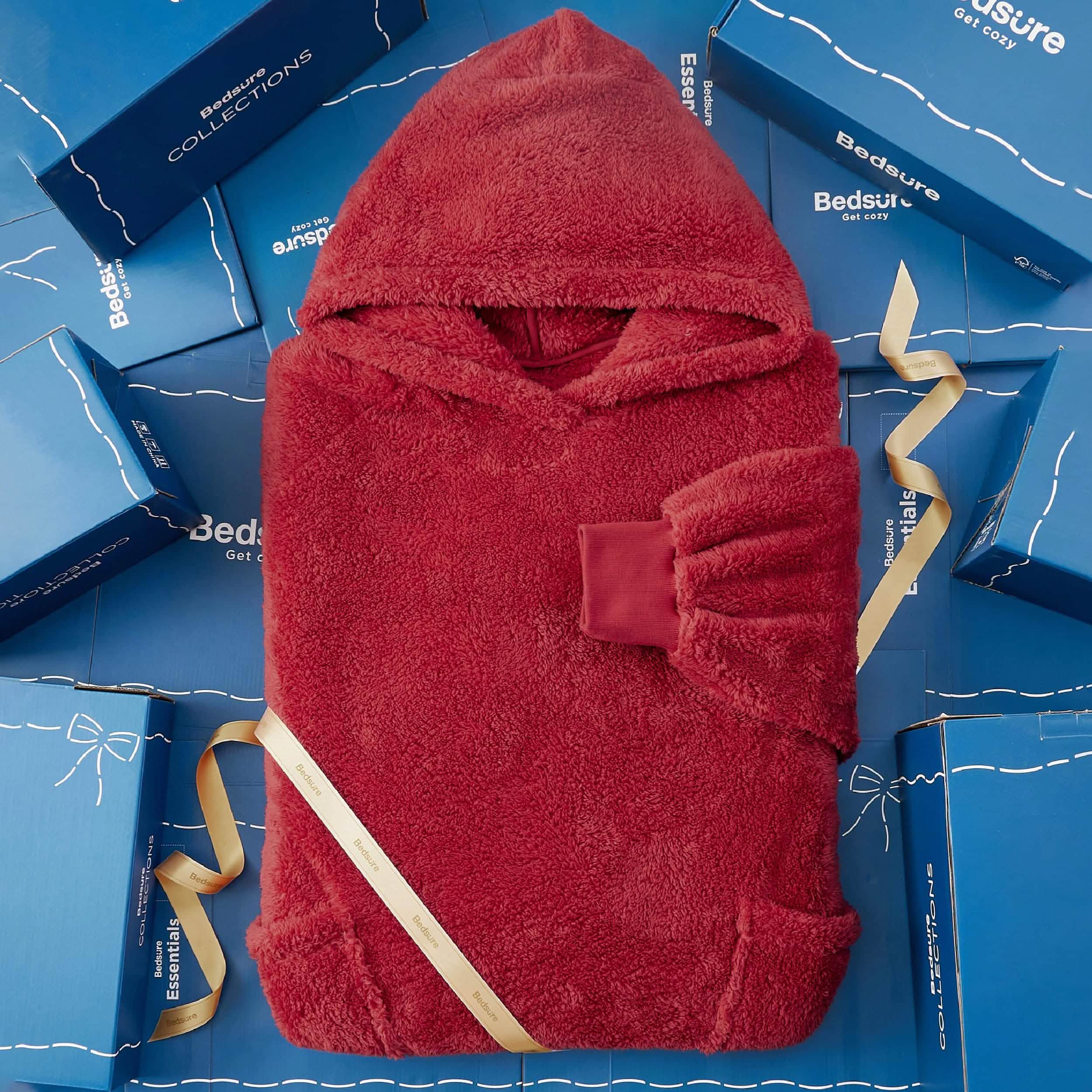 GentleSoft® Shaggy Sherpa Blanket Hoodie