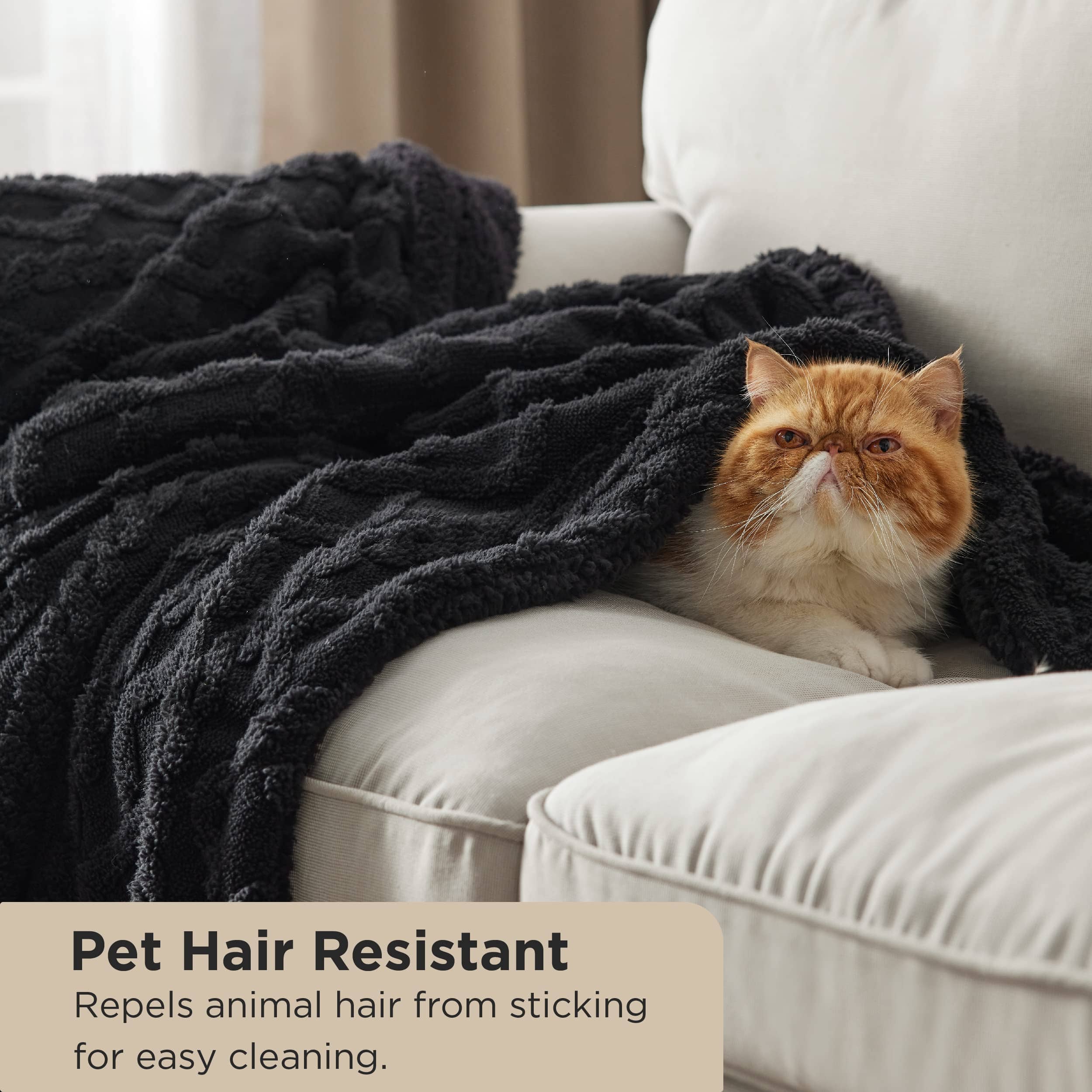 GentleSoft® Sherpa Throw Blanket For Couch