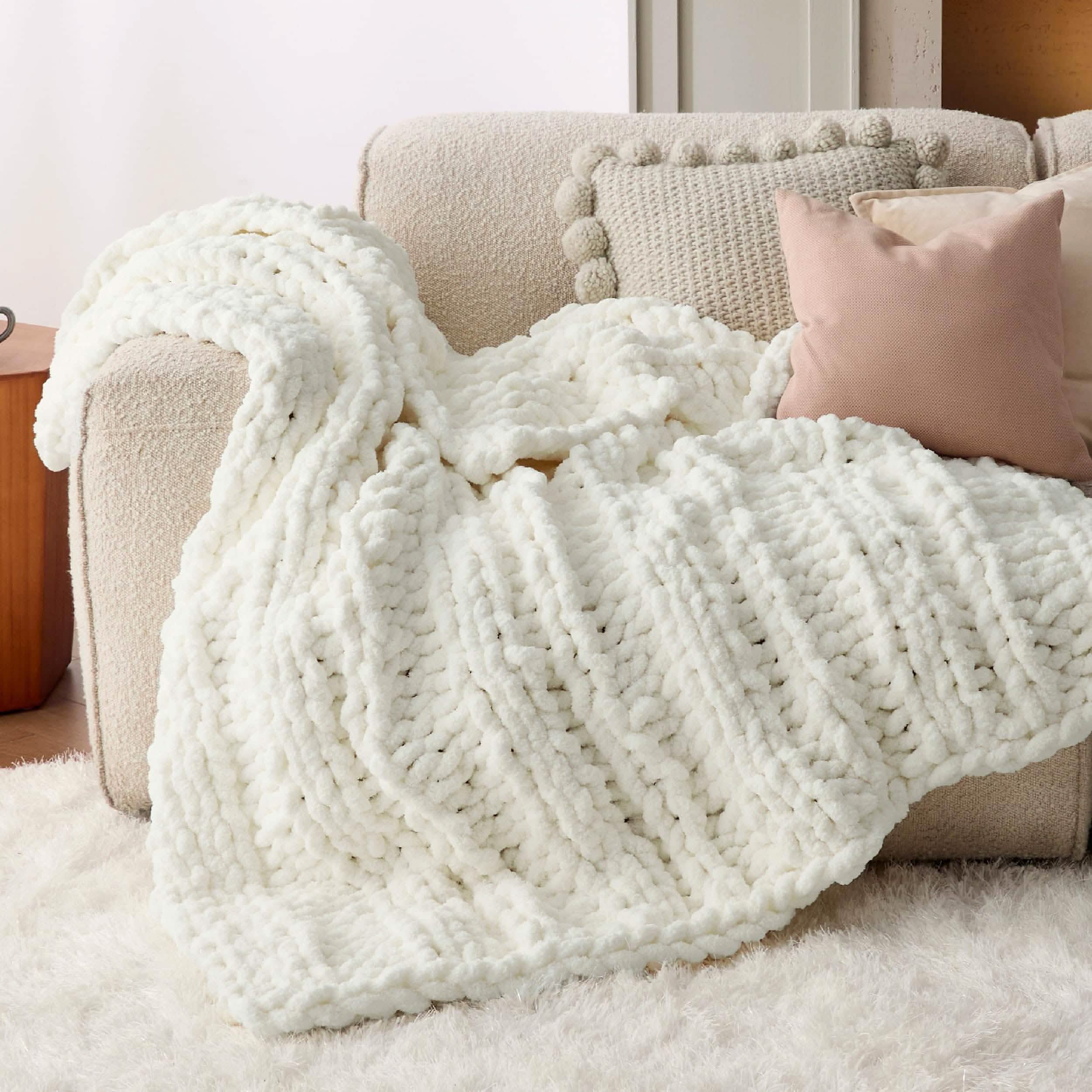 GentleSoft® Chunky Knit Chenille Blanket