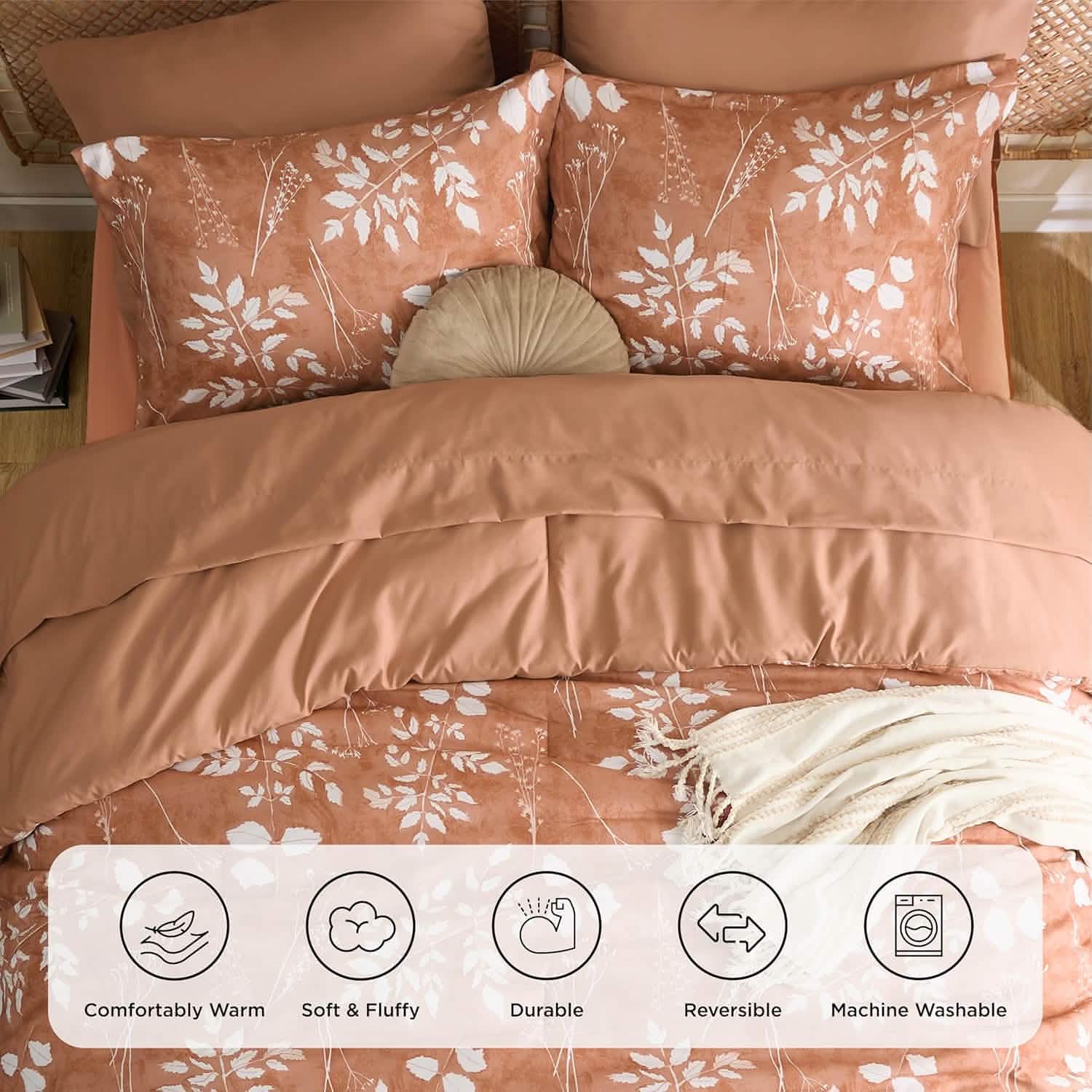 GentleSoft® Elegant Floral Comforter Sets