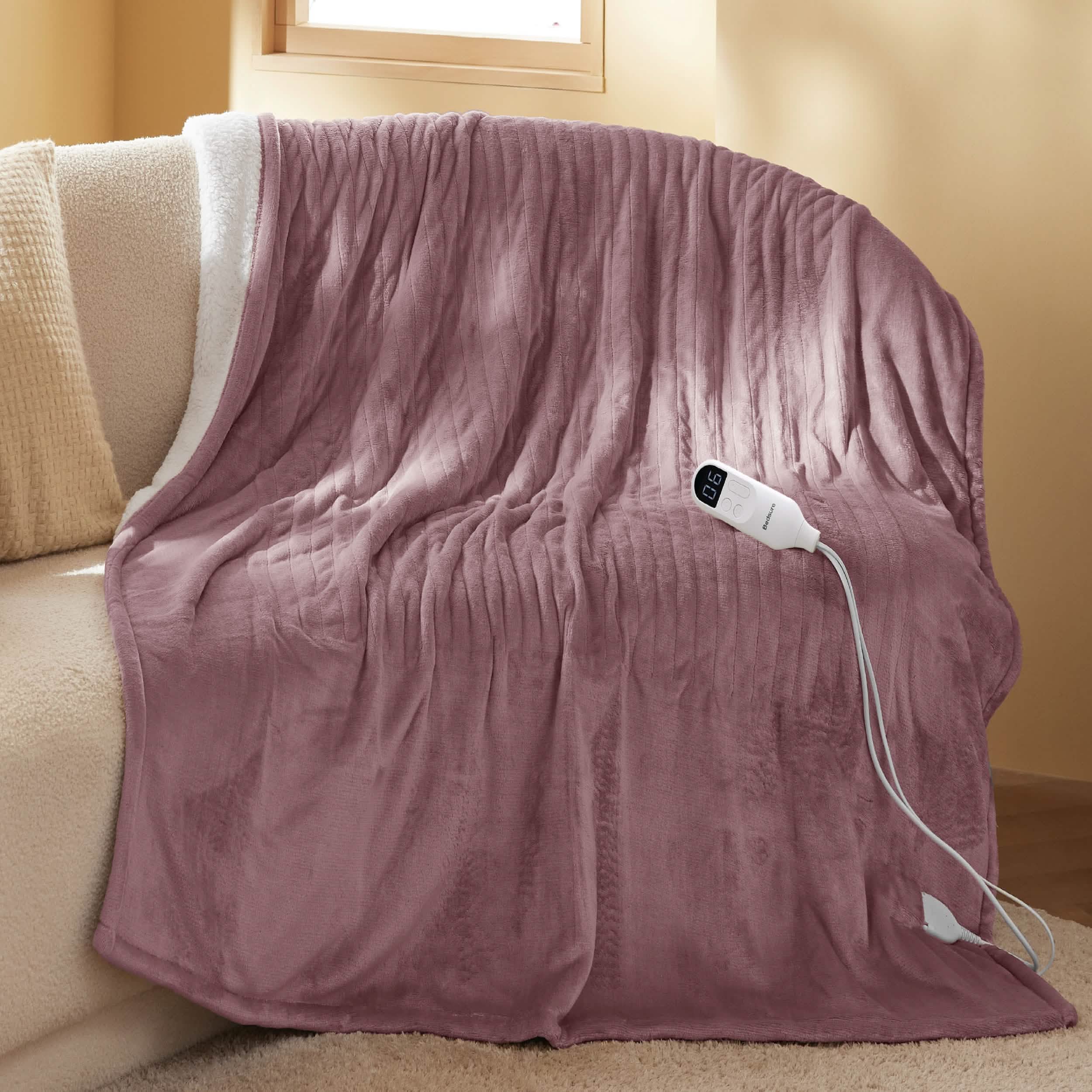 GentleSoft® Solid Flannel Heated Blanket