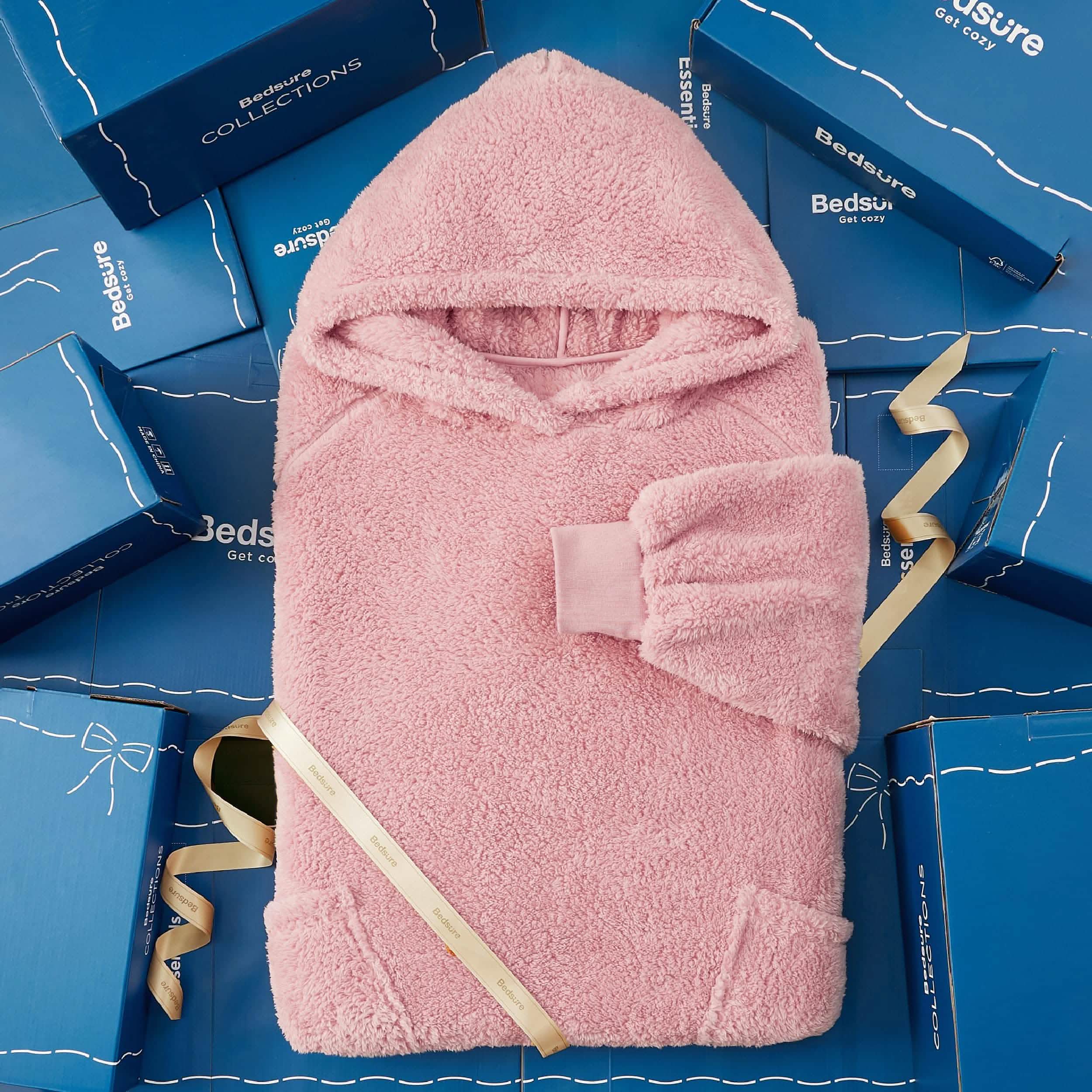 GentleSoft® Shaggy Sherpa Blanket Hoodie