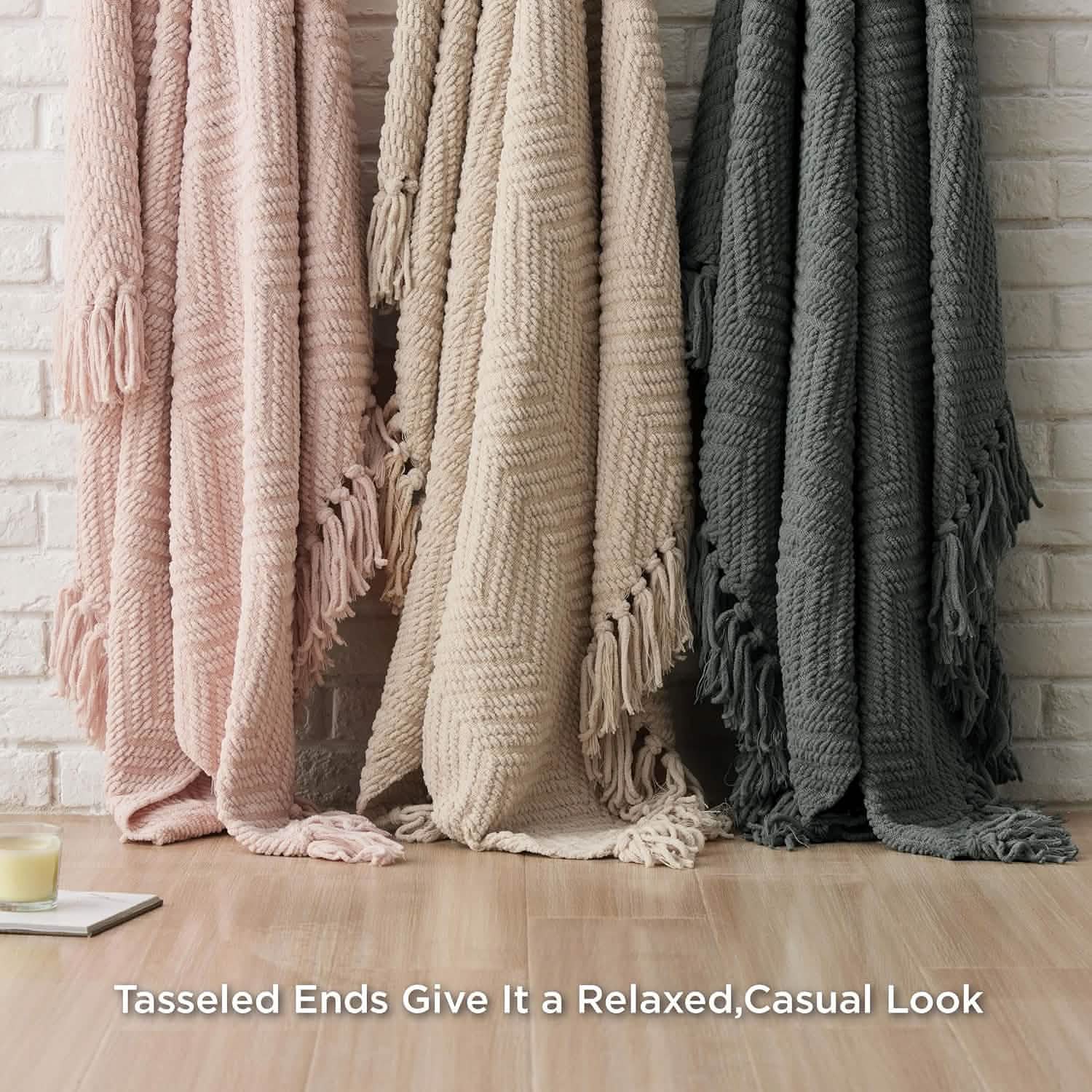 GentleSoft® GentleSoft Versatile Knit Woven Chenille Blanket