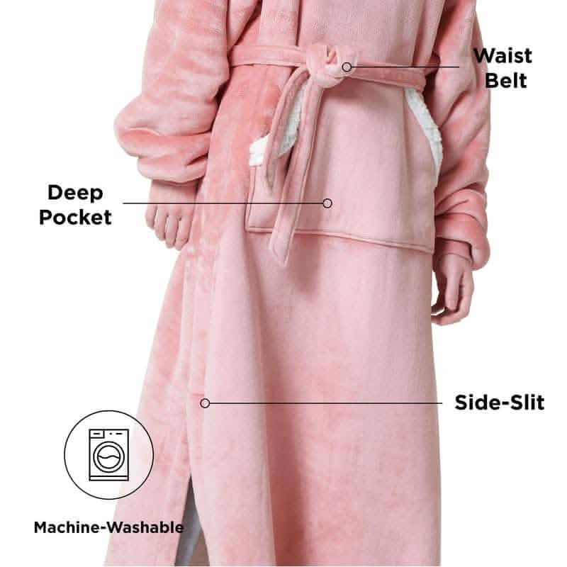 GentleSoft® Sherpa Fleece Wearable Blanket