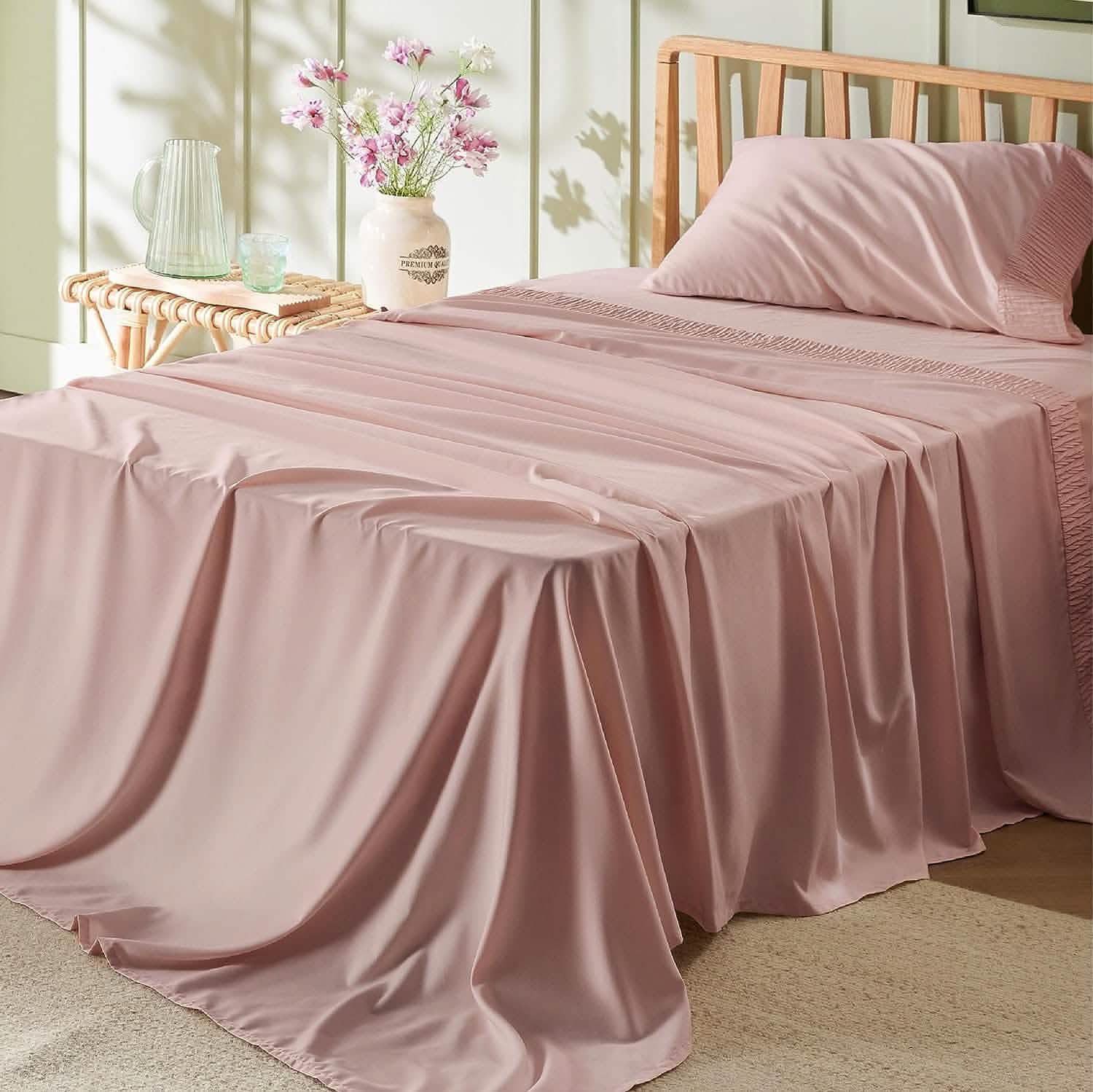GentleSoft® Ruched Sheet Set