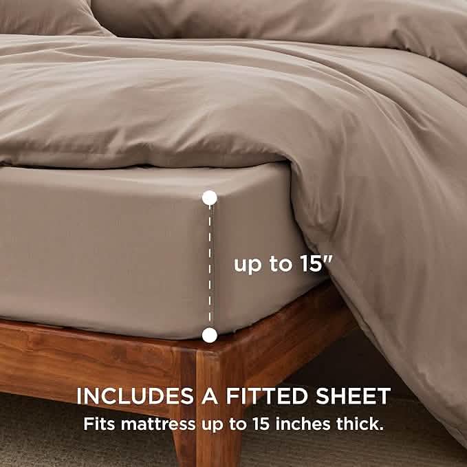 GentleSoft® Prewashed Microfiber Duvet Cover Set