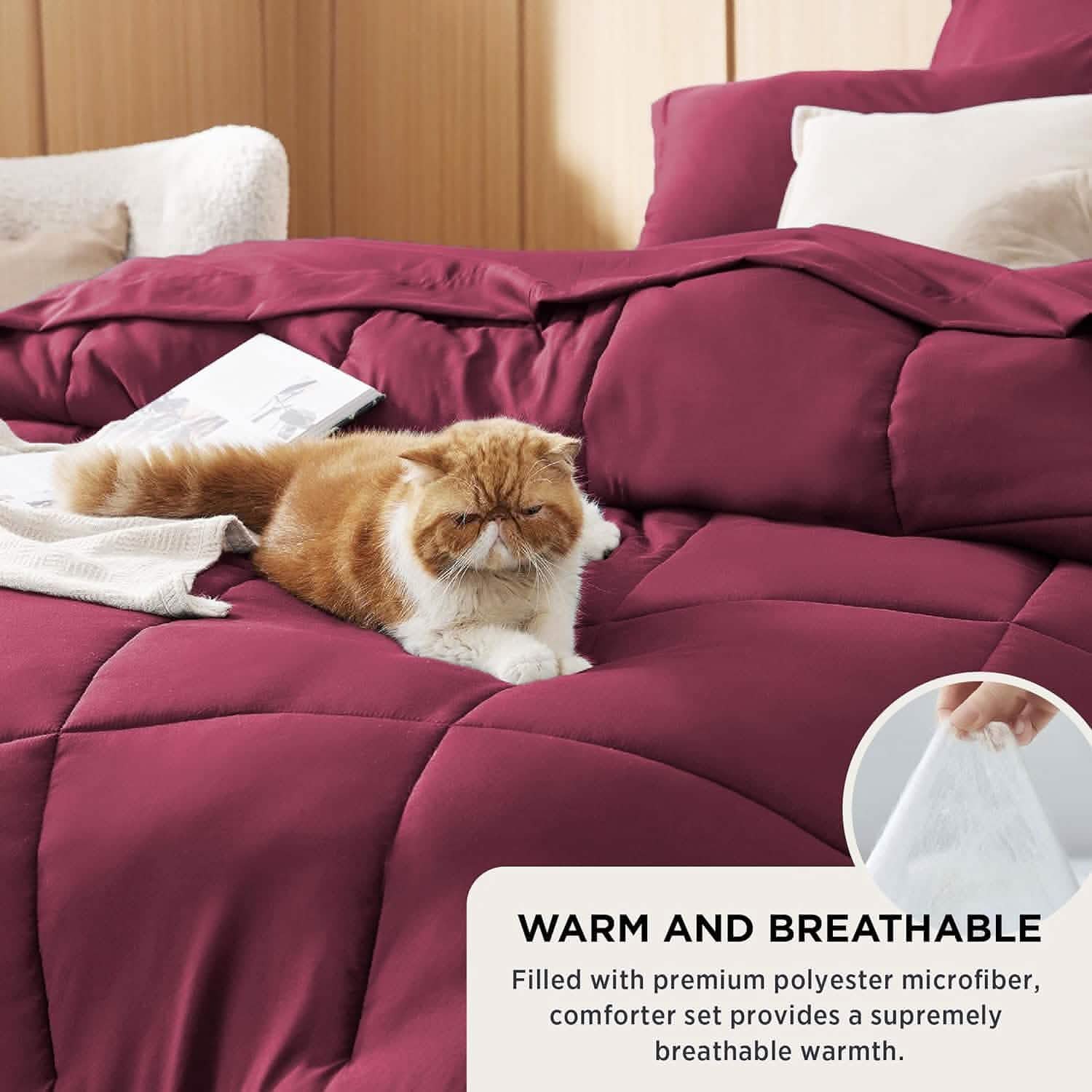 GentleSoft® Comforter Set - 7 Pieces Solid