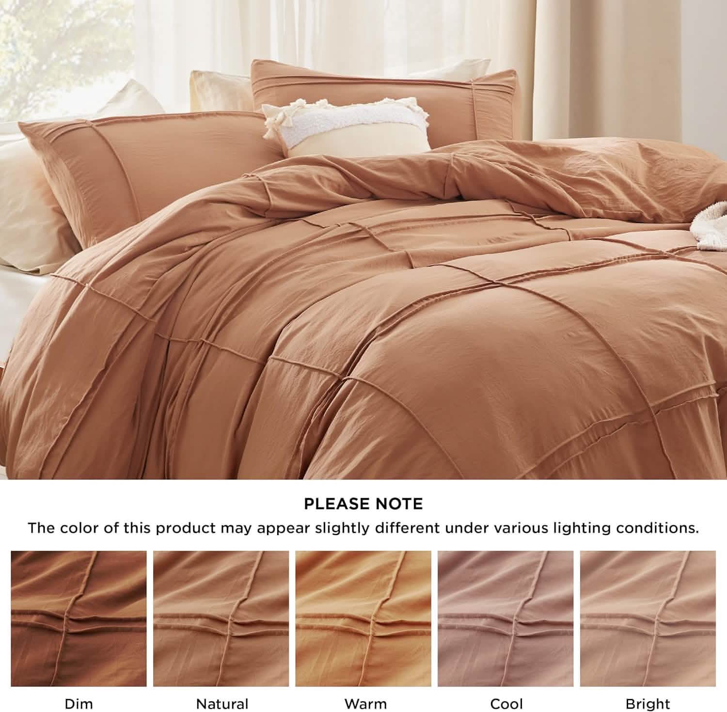 GentleSoft® Striped Tufted Embroidery Duvet Cover Set