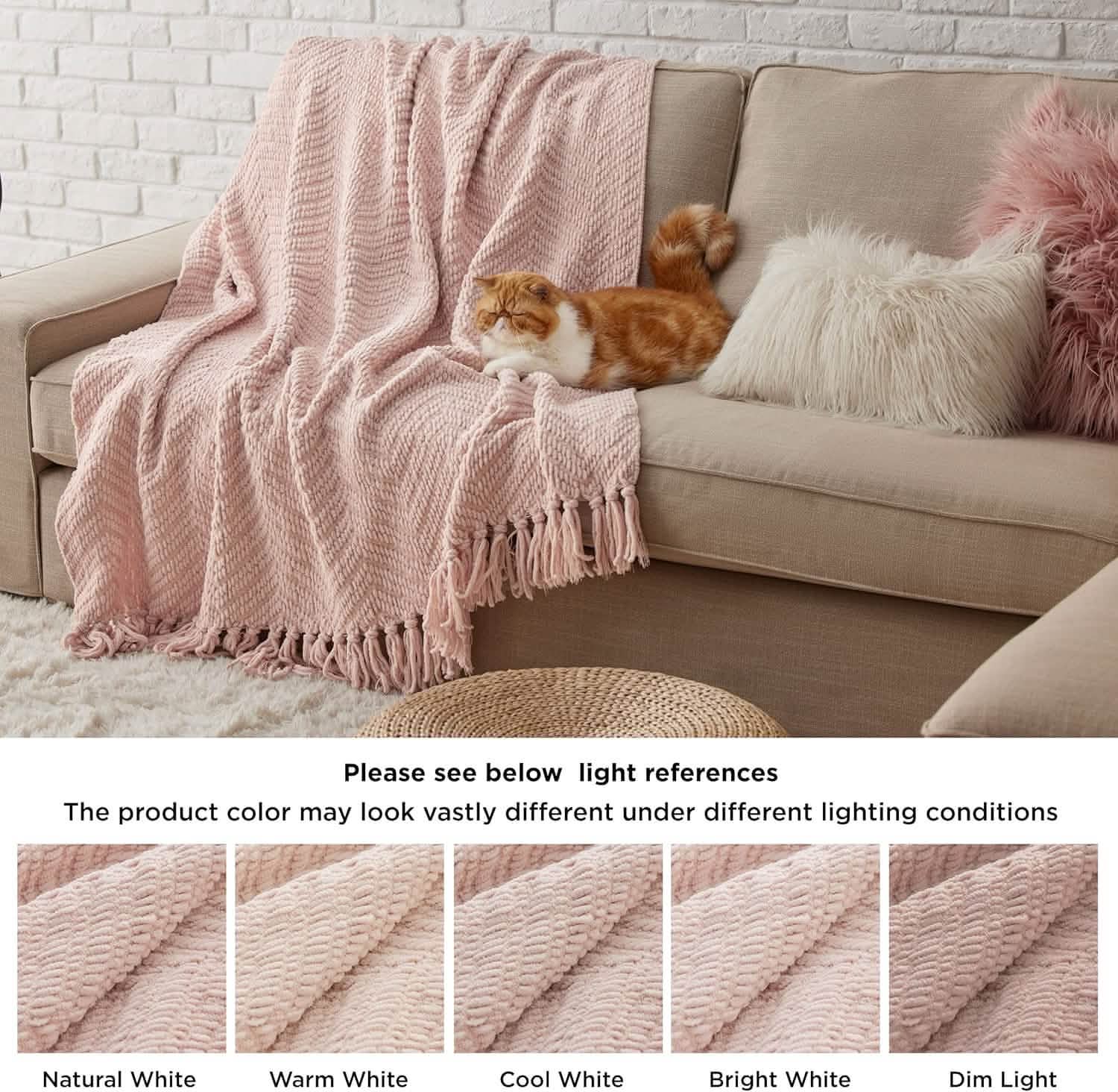 GentleSoft® GentleSoft Versatile Knit Woven Chenille Blanket
