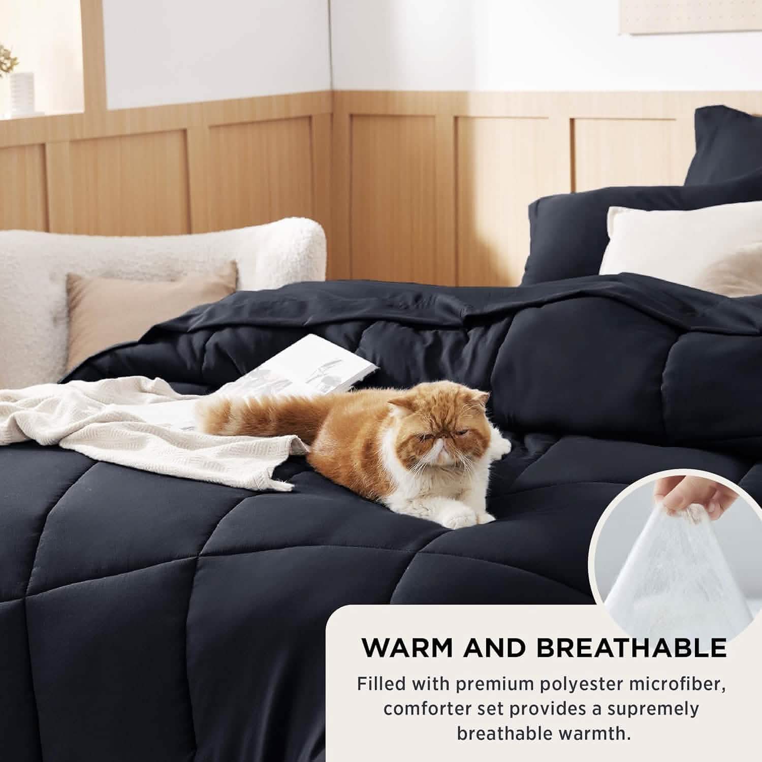 GentleSoft® Comforter Set - 7 Pieces Solid