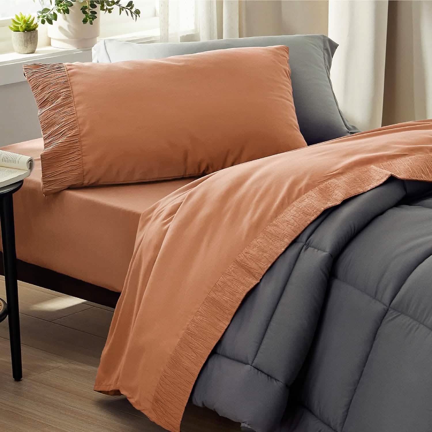 GentleSoft® Ruched Sheet Set