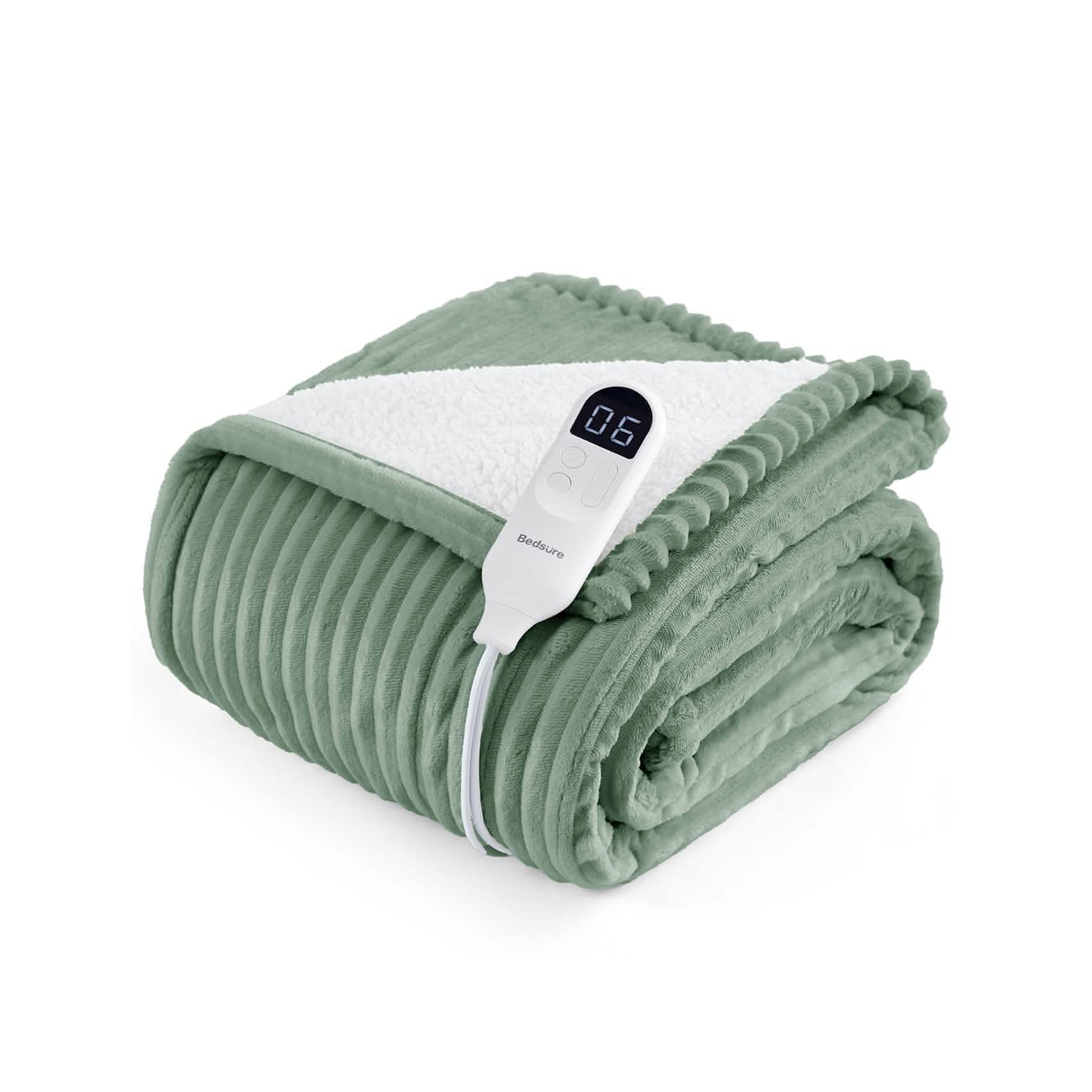 GentleSoft® Ribbed Heated Blanket