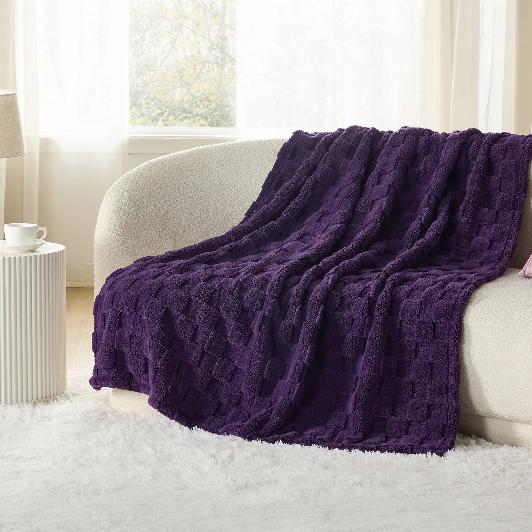 GentleSoft® Jacquard Shaggy Sherpa Blanket
