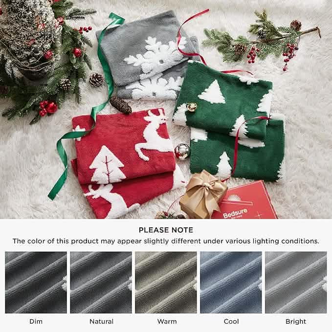 GentleSoft® Snowflake Comforter Set Grey