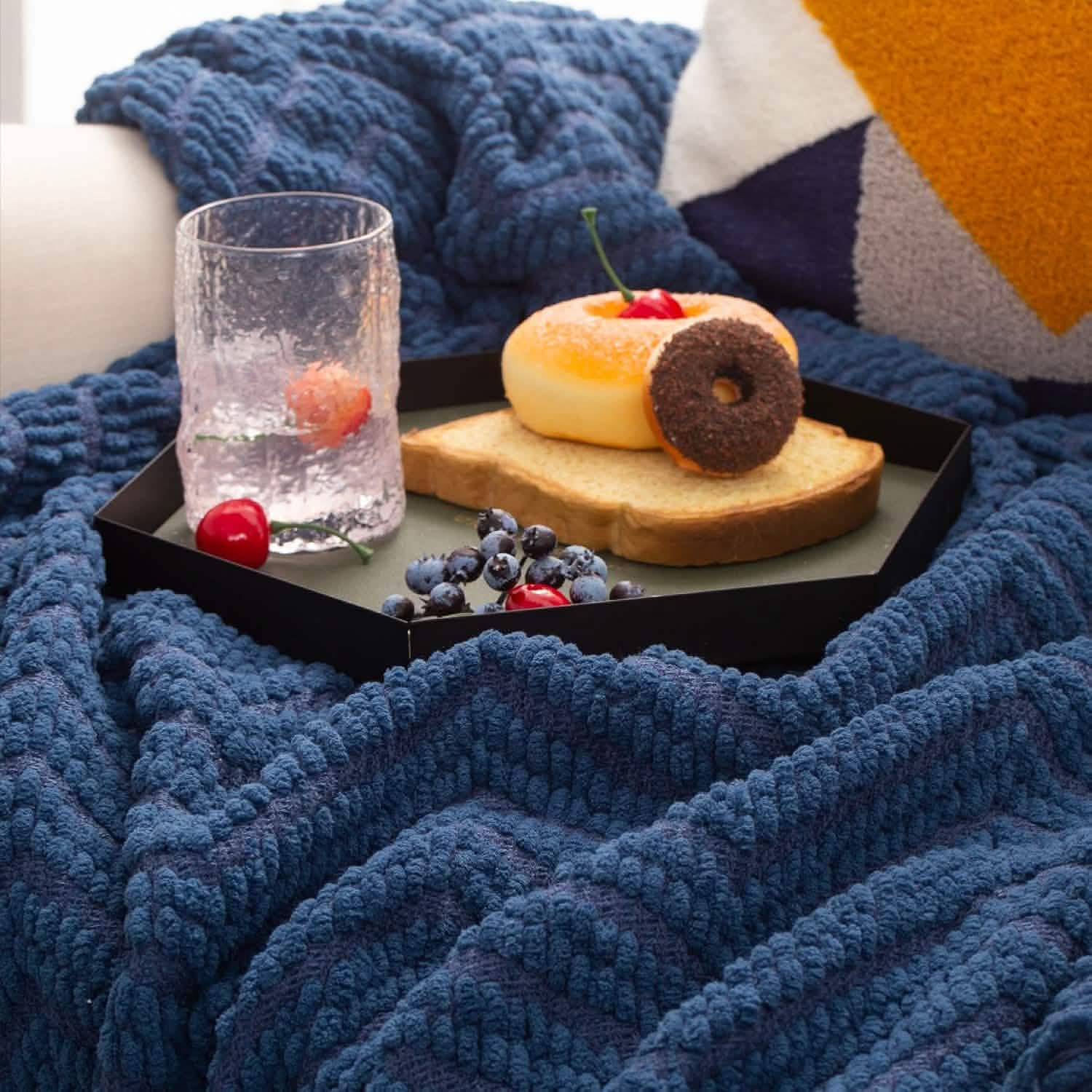GentleSoft® GentleSoft Versatile Knit Woven Chenille Blanket