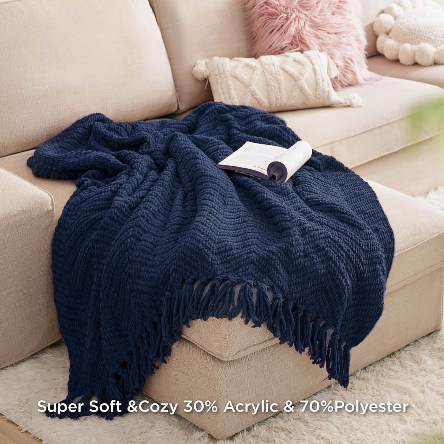 GentleSoft® GentleSoft Versatile Knit Woven Chenille Blanket