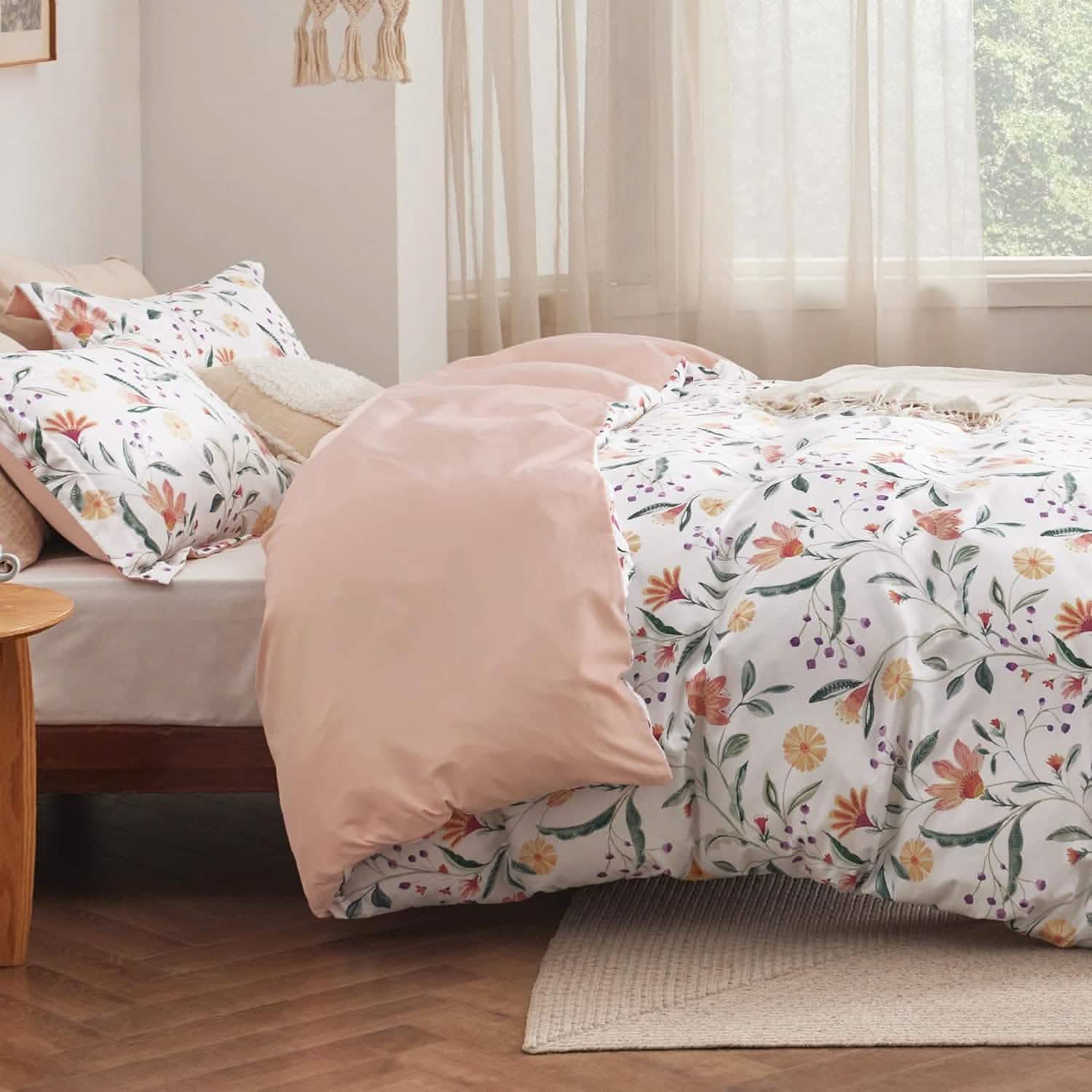GentleSoft® Reversible Pale Duvet Cover Set