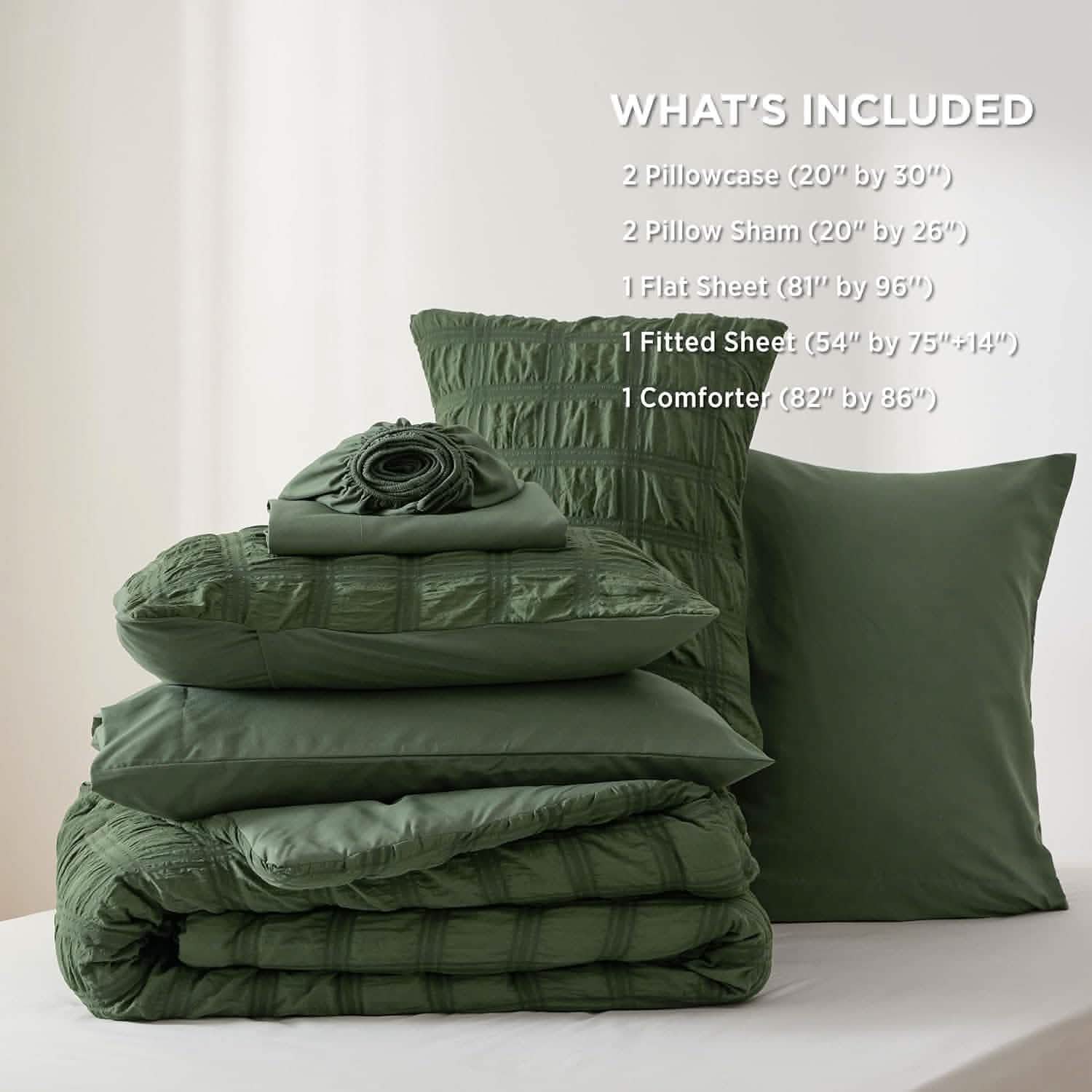 GentleSoft® Seersucker Bed-in-a-Bag