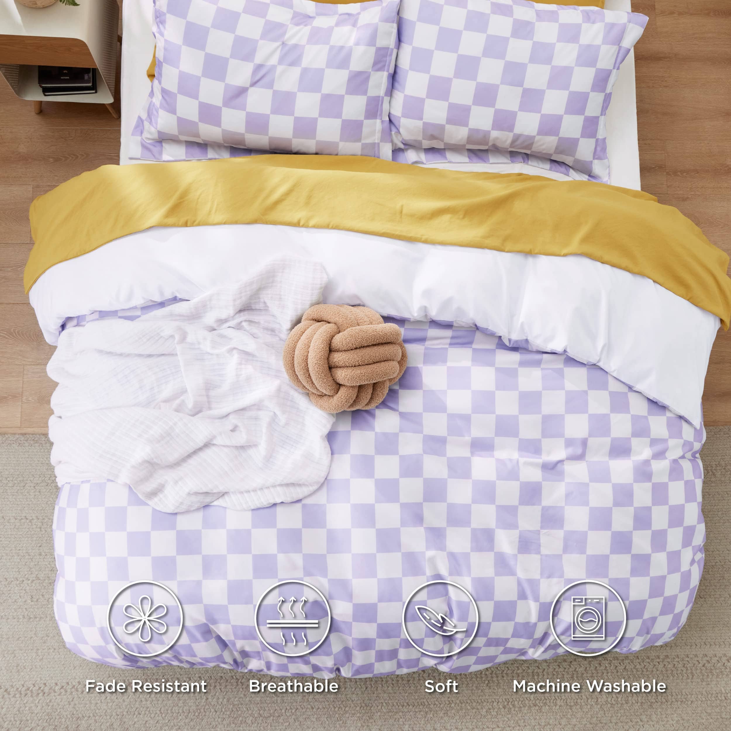 GentleSoft® Microfiber Duvet Cover Set Twin