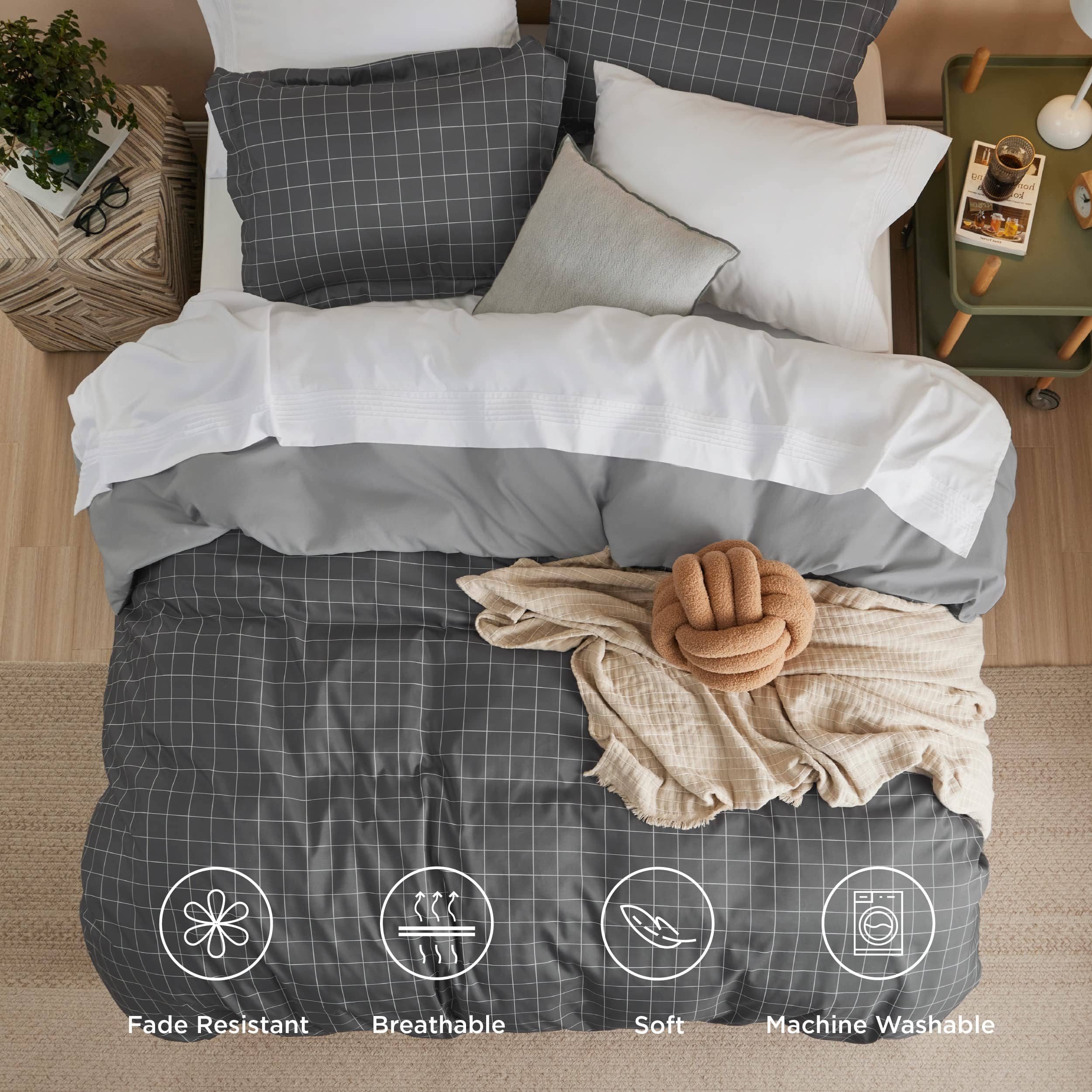 GentleSoft® Microfiber Duvet Cover Set Twin