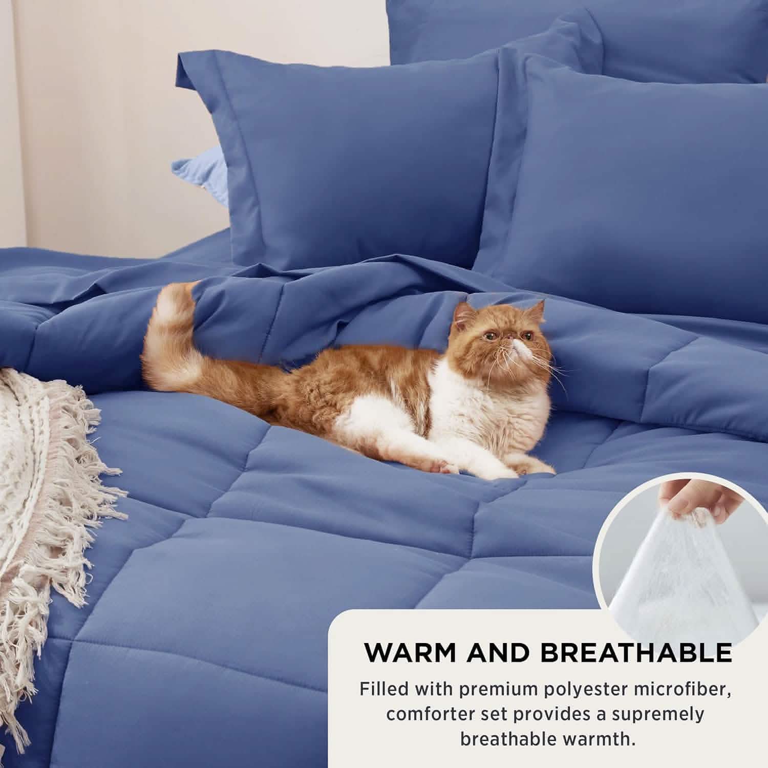 GentleSoft® Comforter Set - 7 Pieces Solid