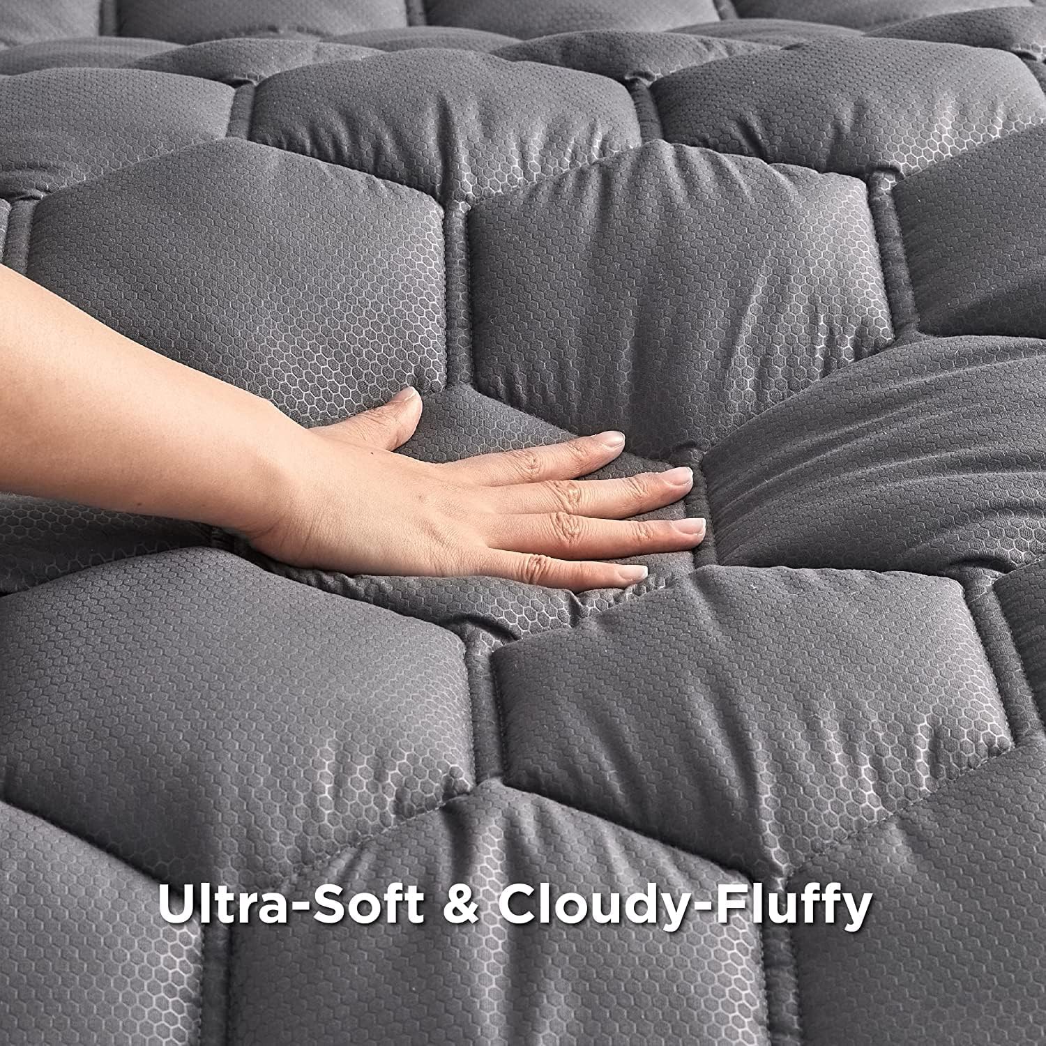 GentleSoft® Three-Zone Quilted Mattress Pad