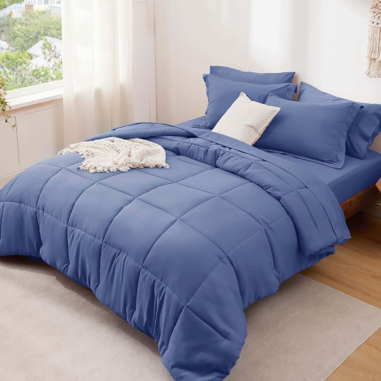 GentleSoft® Comforter Set - 7 Pieces Solid
