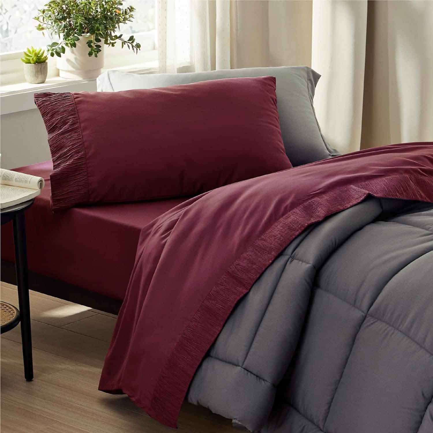 GentleSoft® Ruched Sheet Set