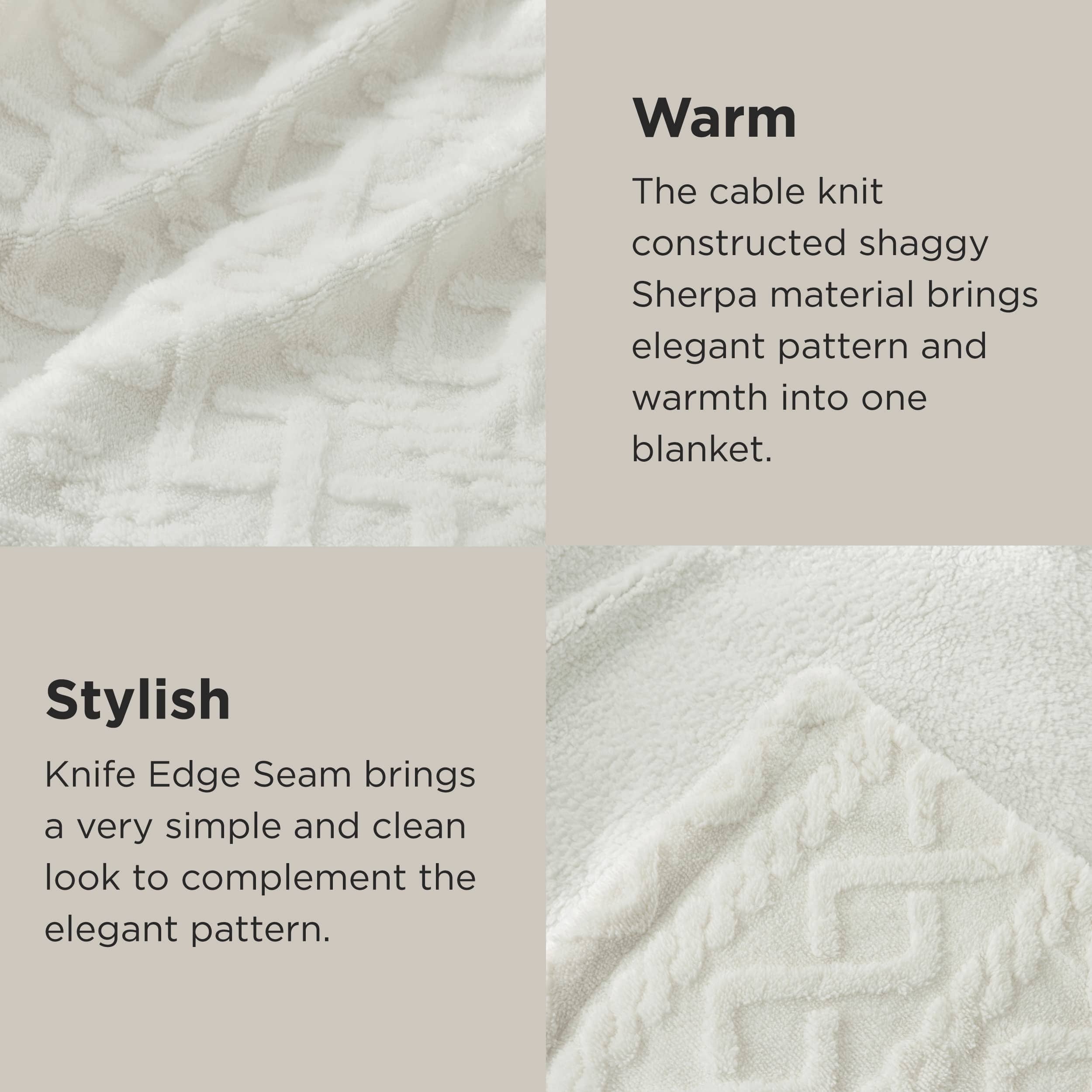GentleSoft® Sherpa Throw Blanket For Couch
