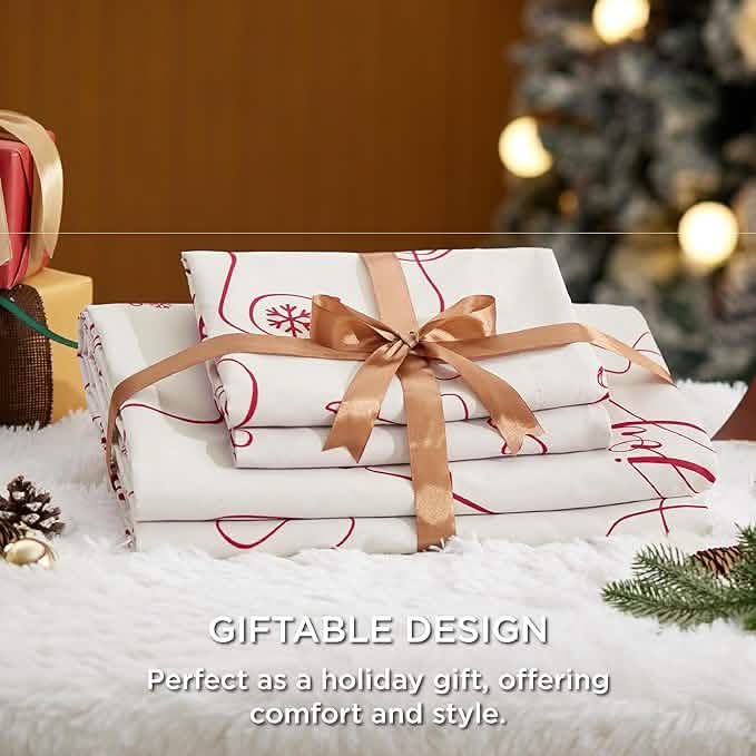 GentleSoft® Exquisite Christmas Duvet Cover Set