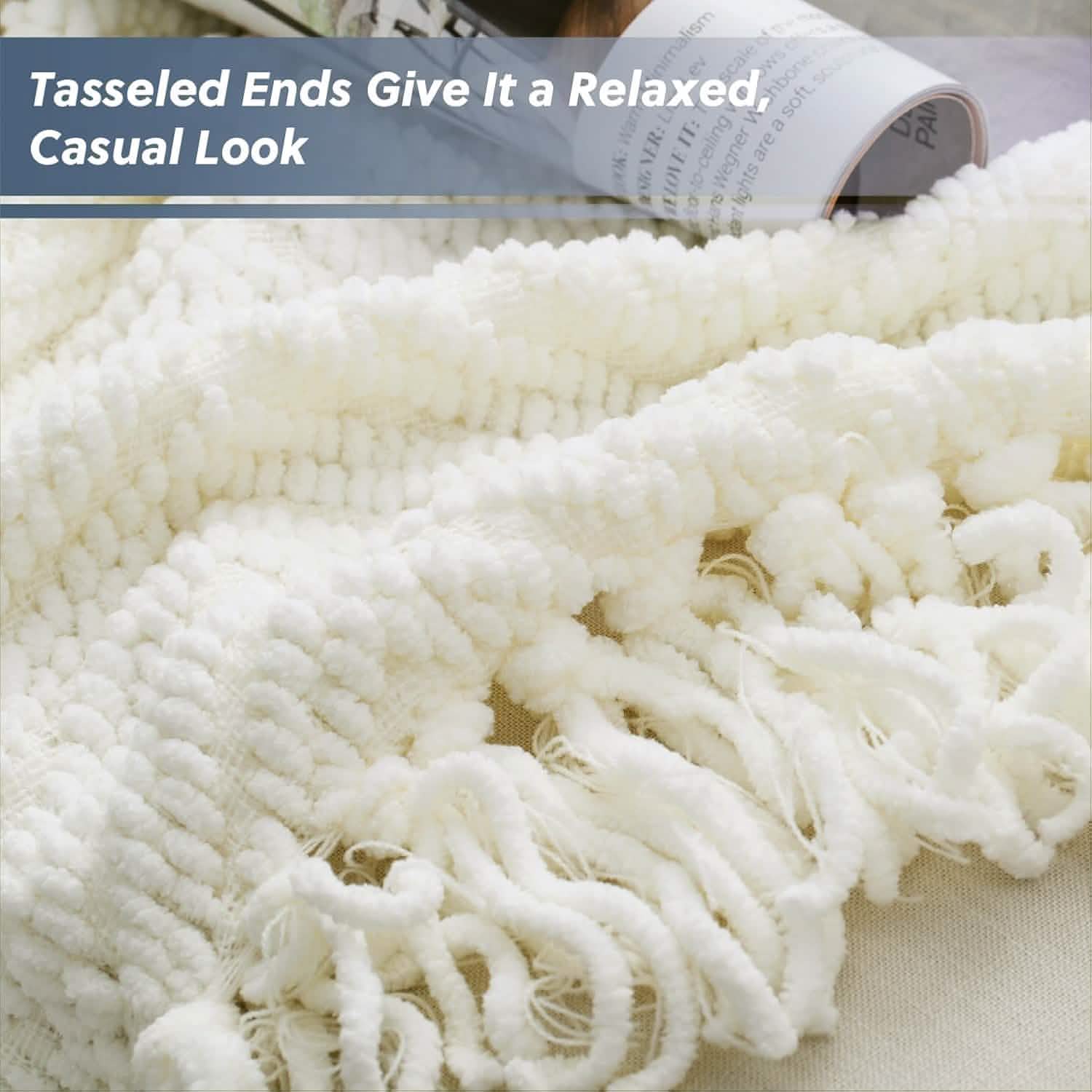 GentleSoft® GentleSoft Versatile Knit Woven Chenille Blanket