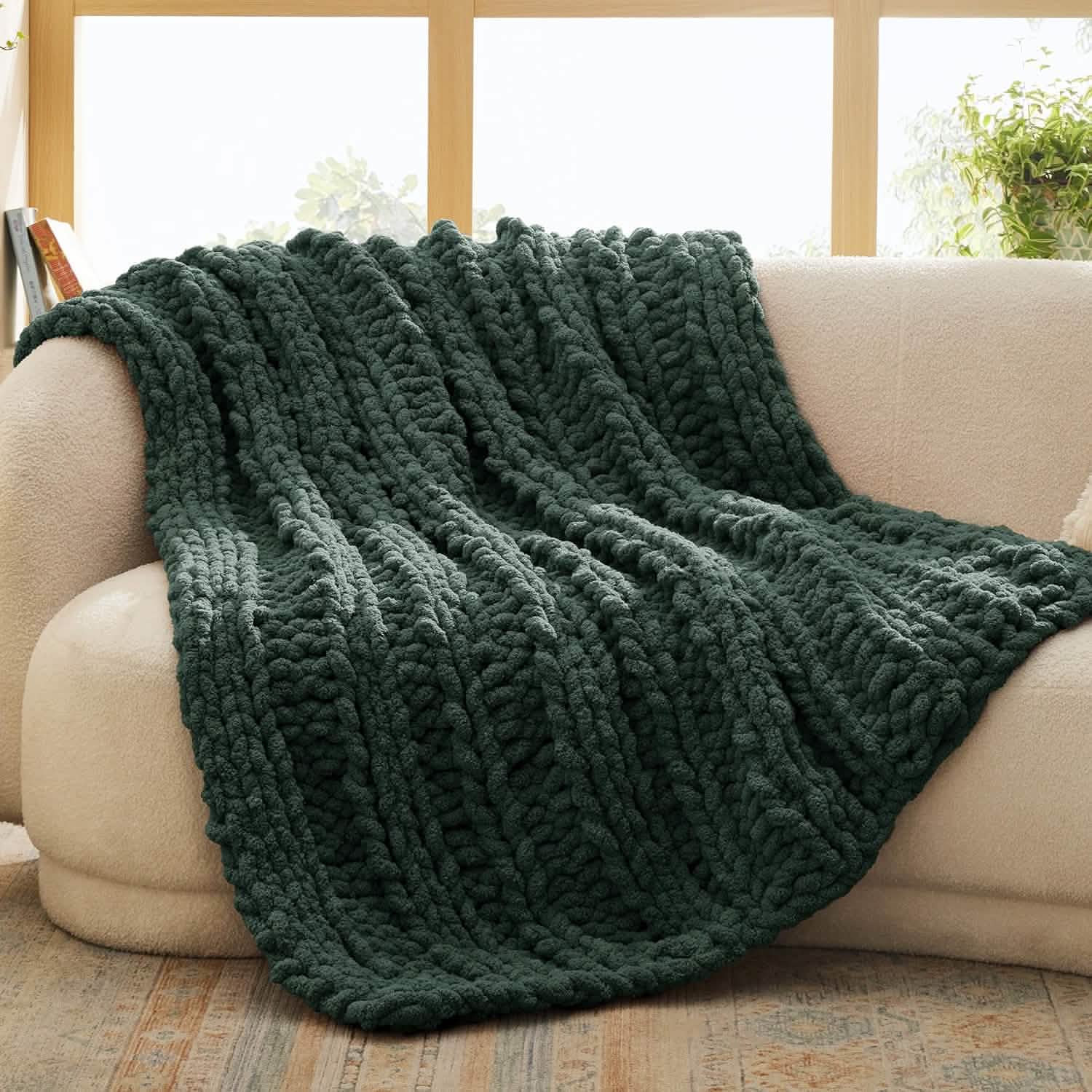 GentleSoft® Chunky Knit Chenille Blanket