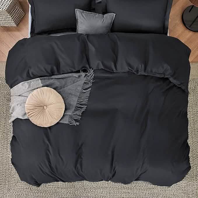 GentleSoft® Brushed Microfiber Duvet Cover Sets With Fitted Sheet
