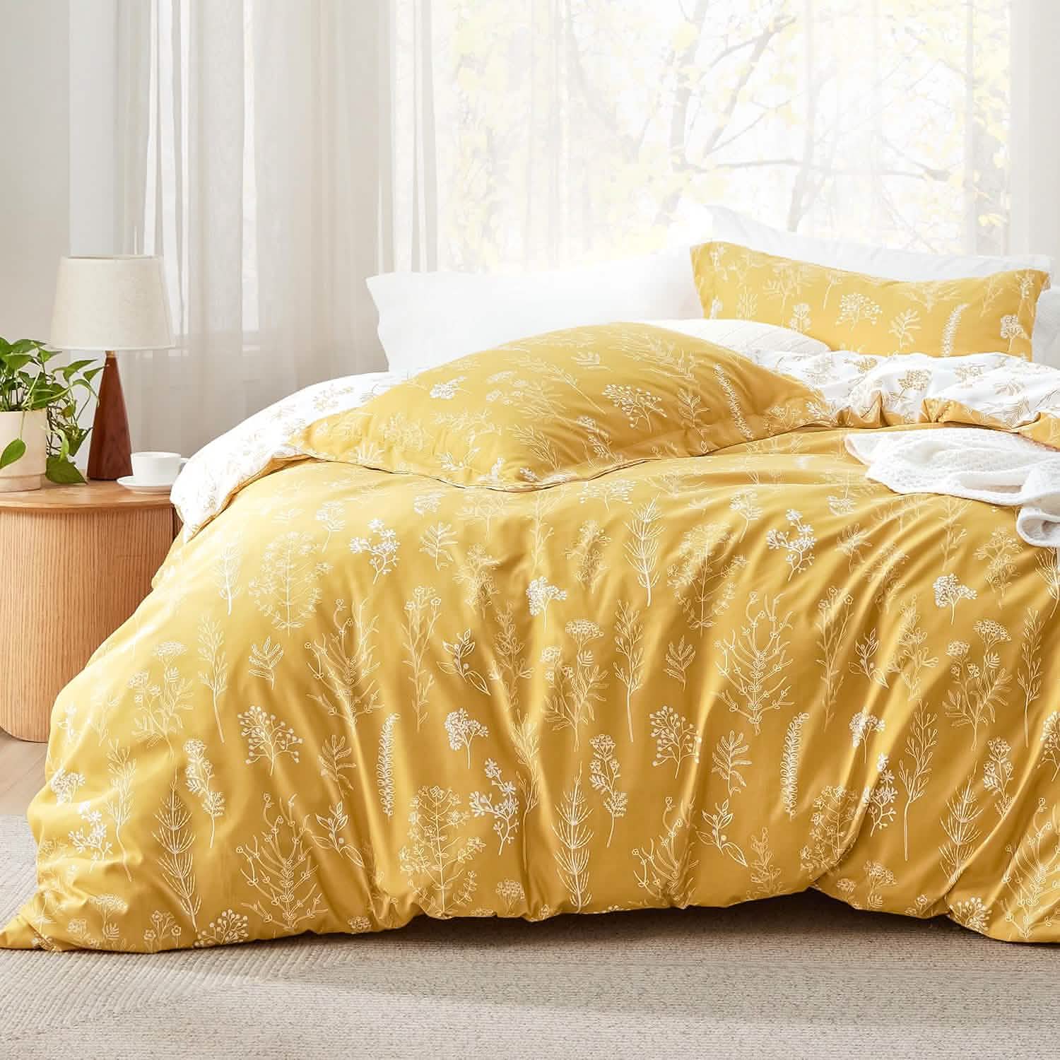 GentleSoft® Reversible Floral Print Comforter Set-2