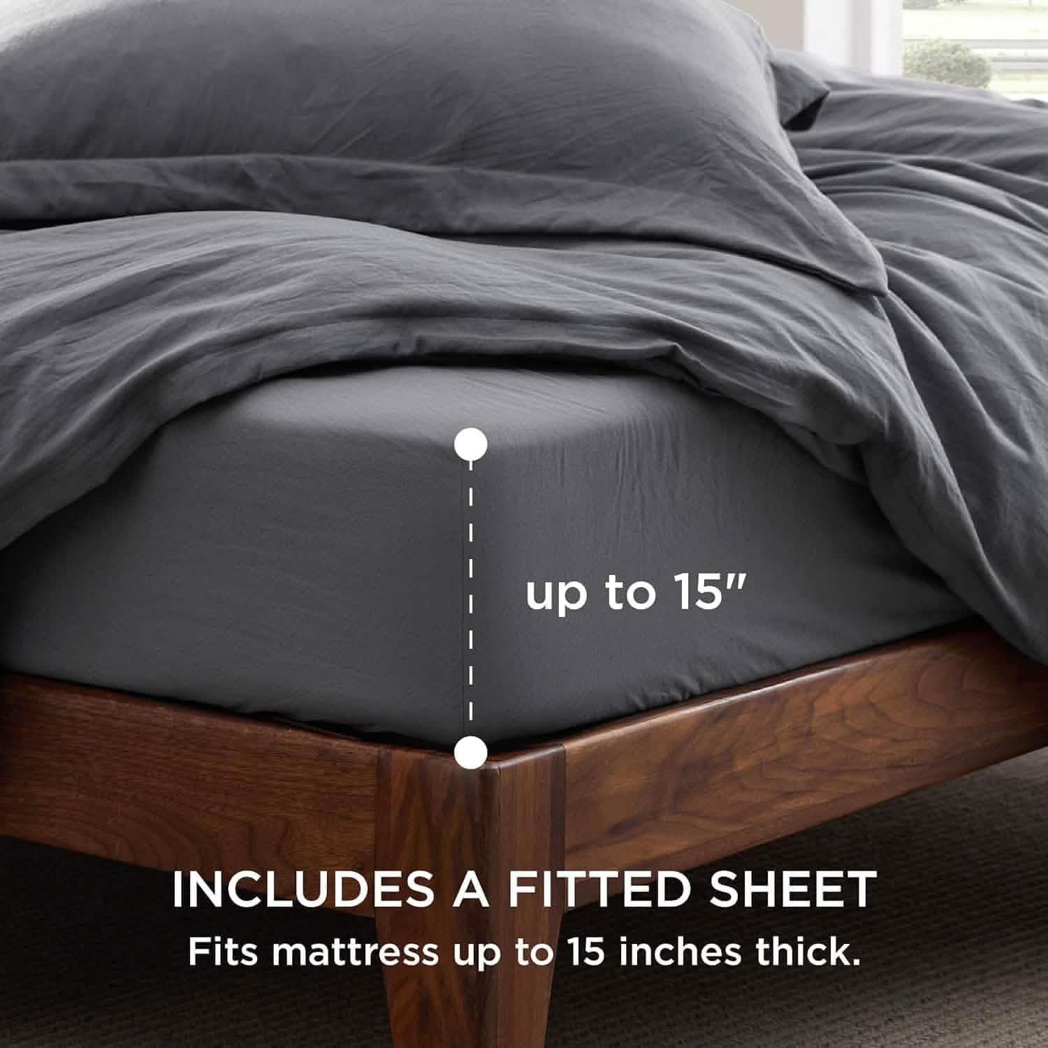 GentleSoft® Prewashed Microfiber Duvet Cover Set